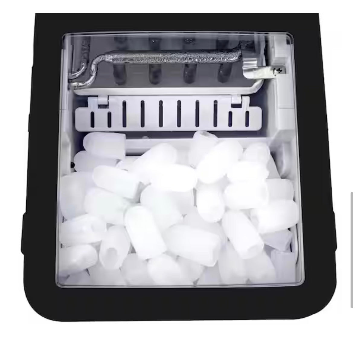 26-Pound Automatic Portable Countertop Ice Maker Machine, Stainless Steel