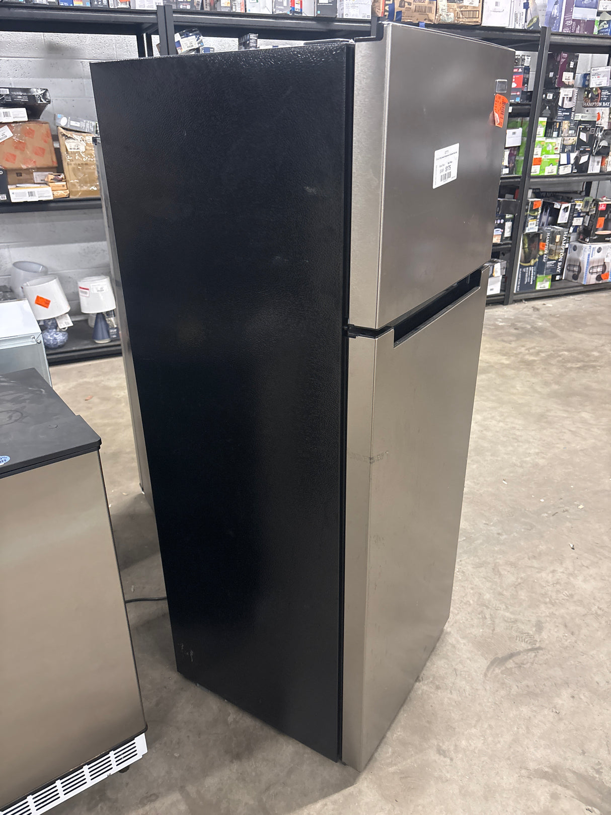 7.2 cu. ft. Top Freezer Refrigerator in Stainless Steel Look