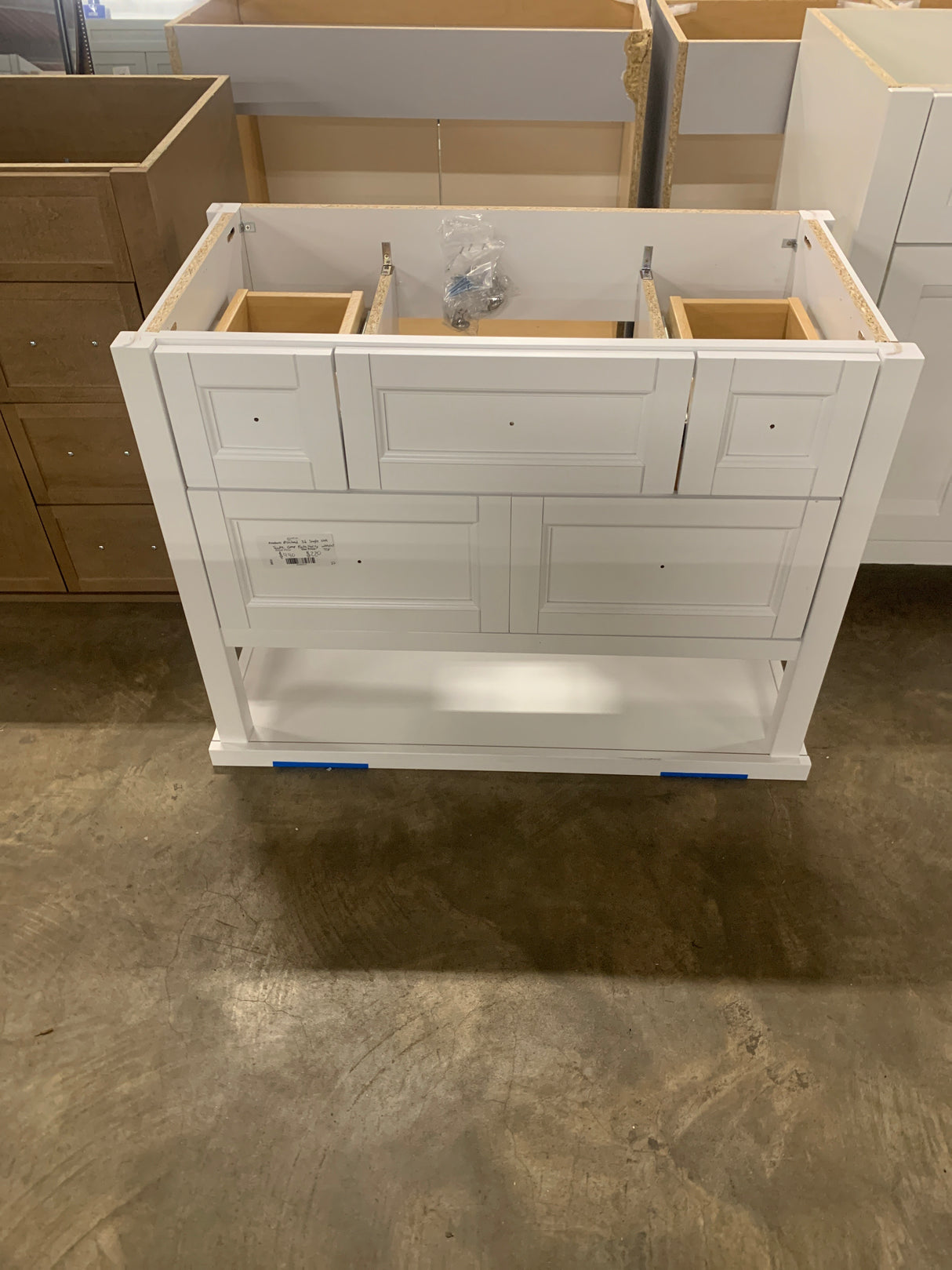 Ashland 36 in. Single Sink Taupe Gray Bath Vanity without Top