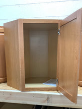 Load image into Gallery viewer, Hampton 24 in. W x 12 in. D x 30 in. H Assembled Diagonal Corner Wall Kitchen Cabinet in Medium Oak

