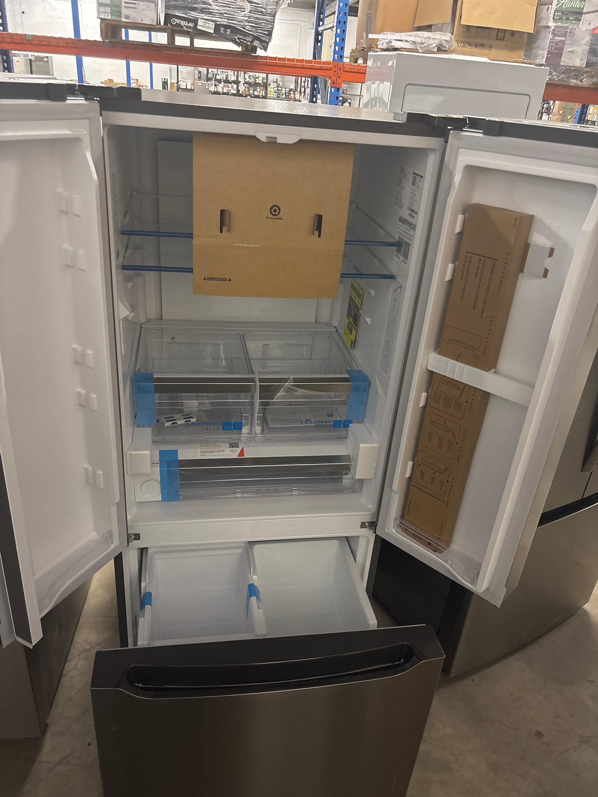 Gallery 30 in. 20 cu. ft. Standard Depth French Door Refrigerator in Stainless Steel with Internal Water Dispenser