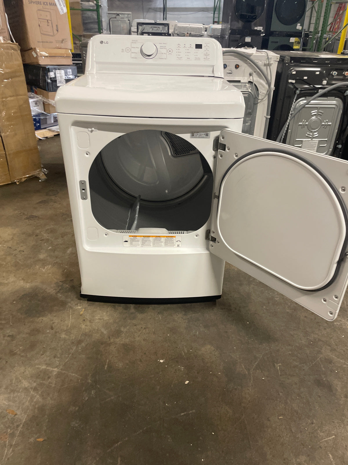 LG 7.3 cu. ft. Rear Control ELECTRIC Dryer with Sensor Dry