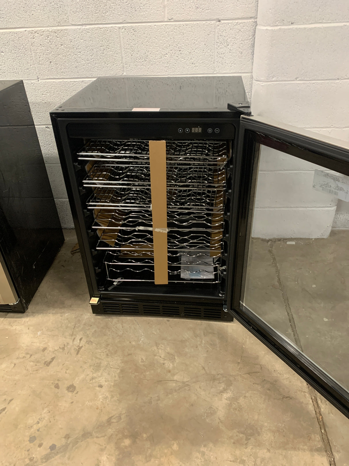 23.4 in. 50 Bottle, 154 Can, Wine and Beverage Cooler with Stainless Steel Door