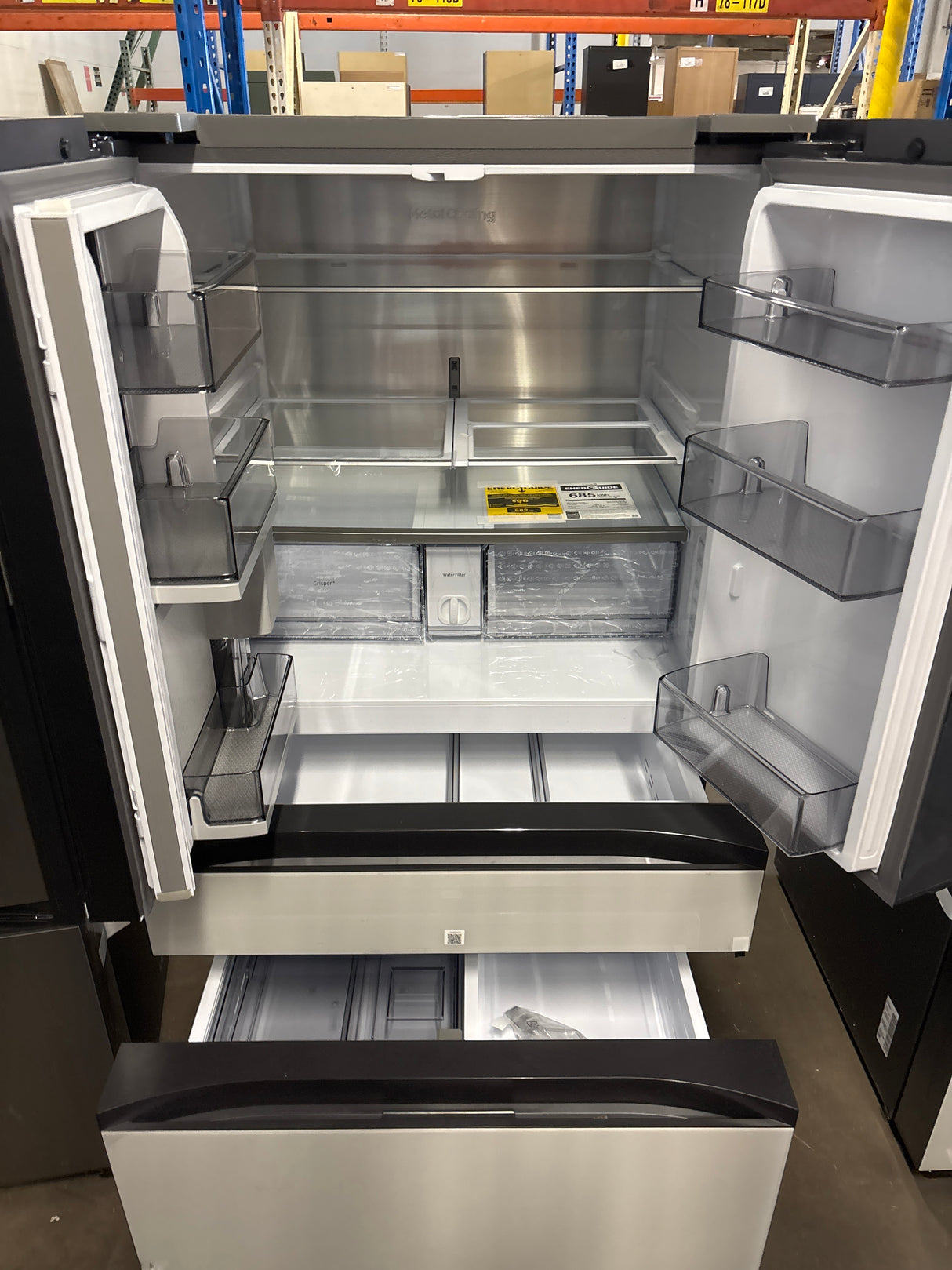 Samsung 29 cu. ft. Bespoke 4-Door French Door Smart Refrigerator with Beverage Center
