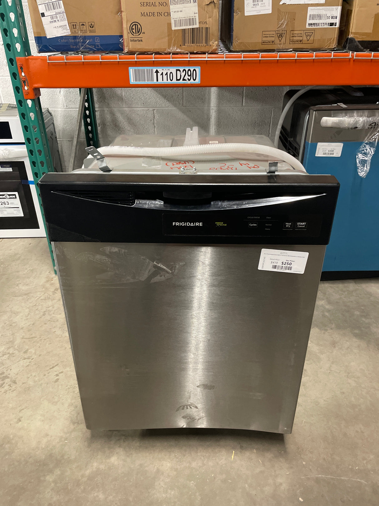 24 in. Front Control Smart Built-In Tall Tub 62 dBA Dishwasher in Stainless Steel