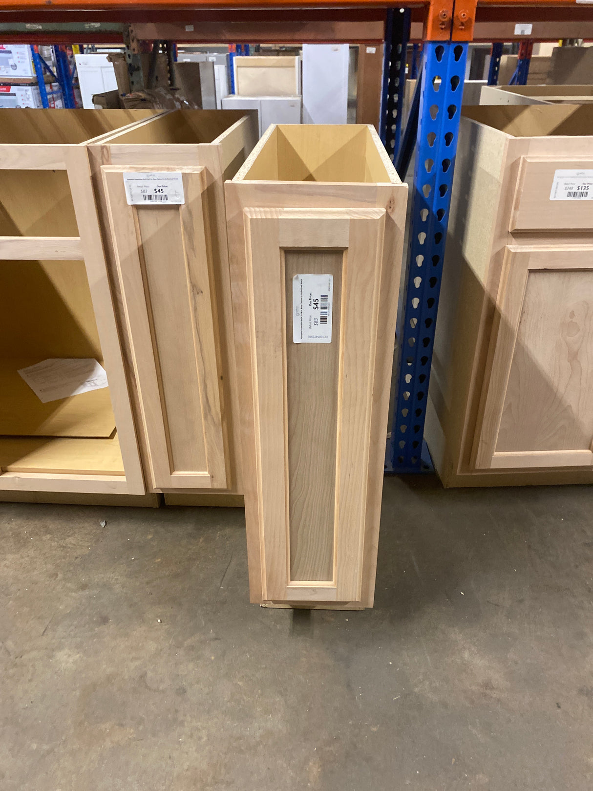 Hampton Assembled 9x34.5x24 in. Base Cabinet in Unfinished Beech