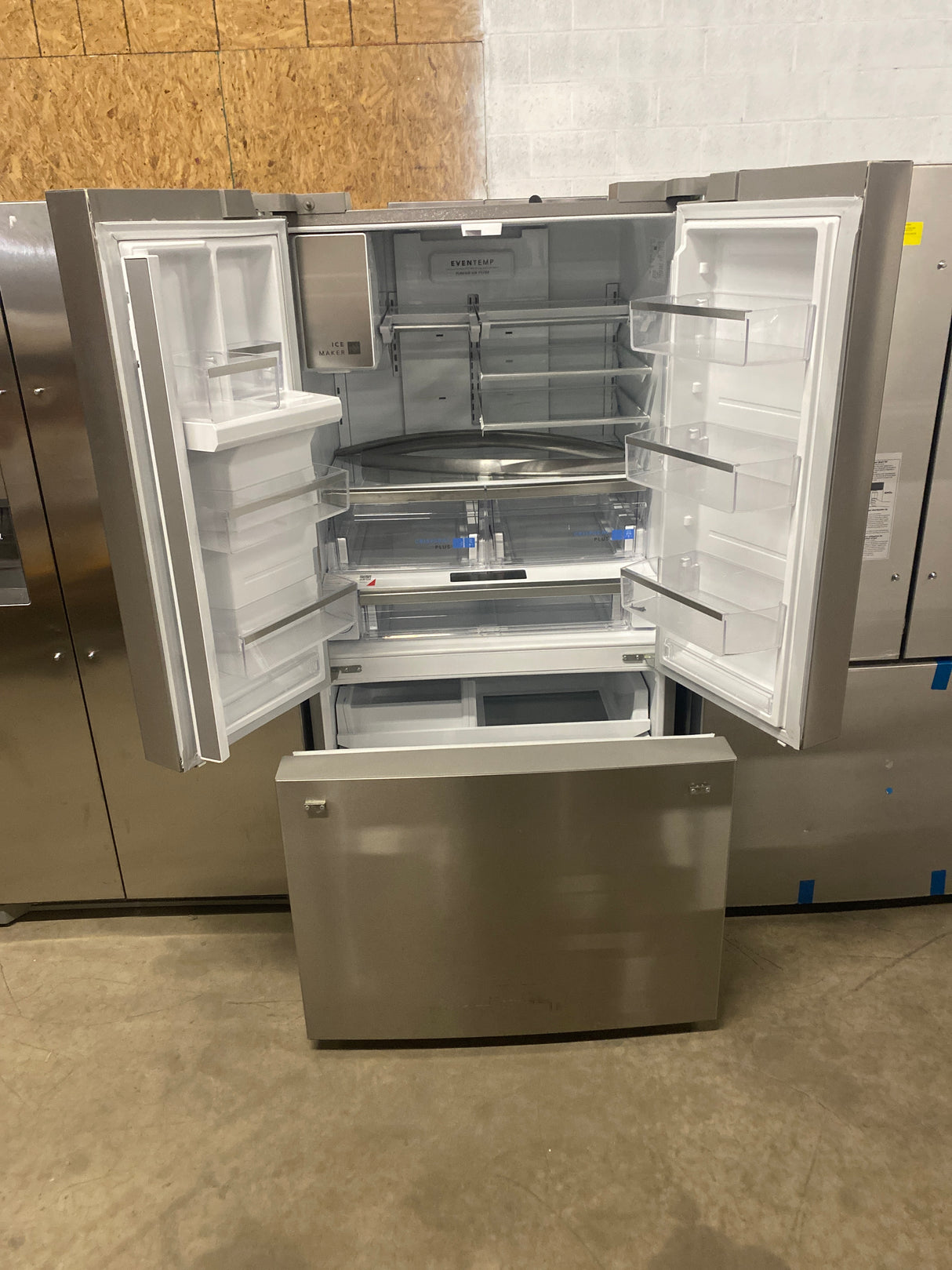 36 in. Gallery 28 cu. ft. Standard Depth French Door Refrigerator in Smudge-Proof Stainless Steel