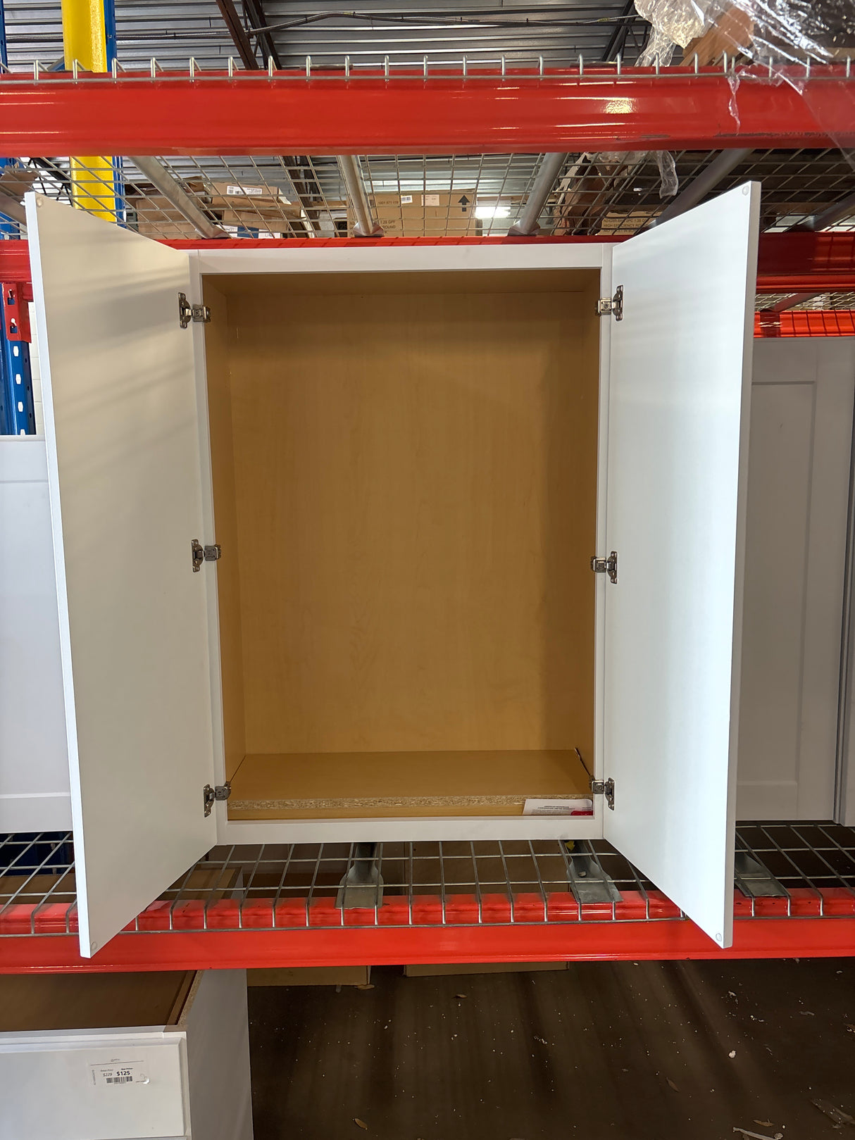 Shaker 30 in. W x 12 in. D x 42 in. H Assembled Wall Kitchen Cabinet in Satin White