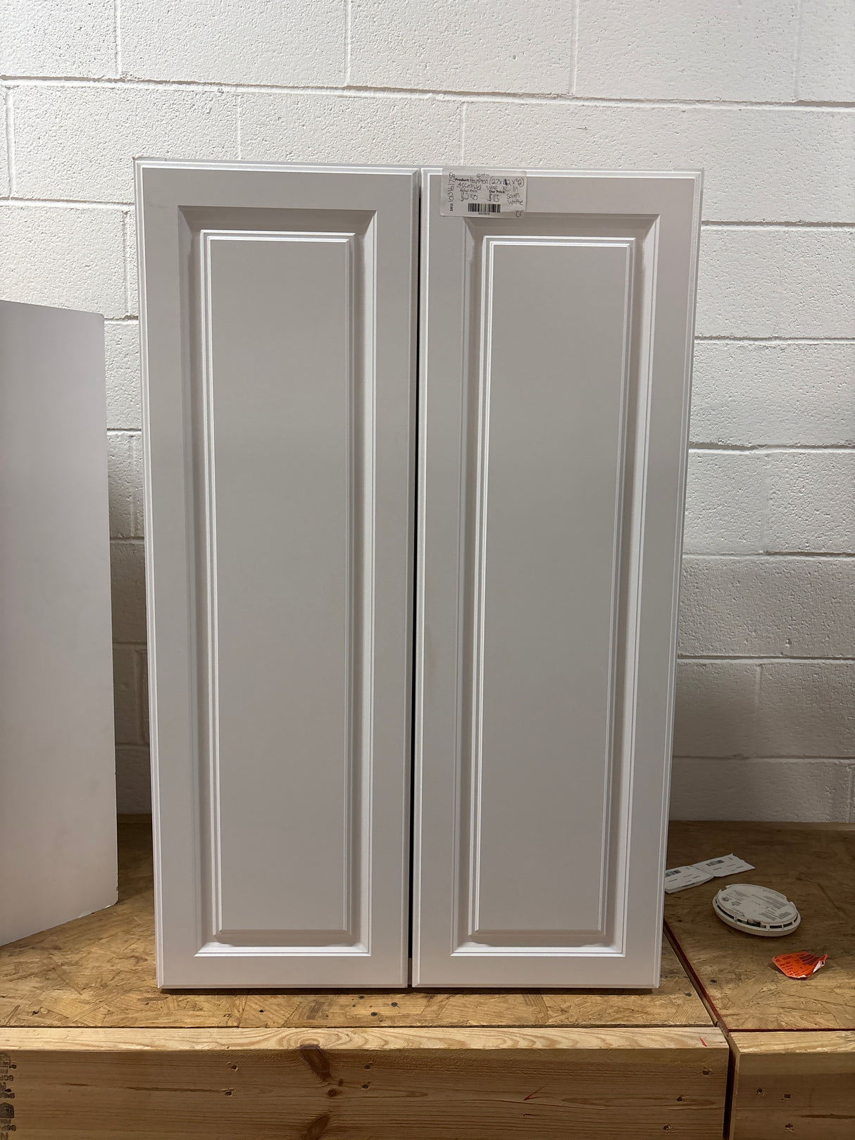 Hampton 27 in. W x 12 in. D x 42 in. H Assembled Wall Cabinet in Satin White