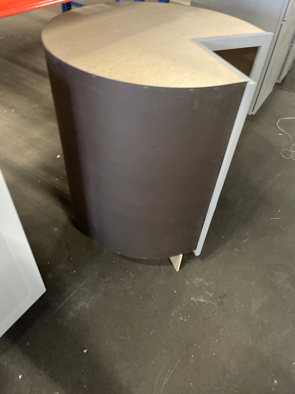 Westfield Feather White Shaker Stock Lazy Suzan Corner Base Kitchen Cabinet (36 in. W x 23.75 in. D)