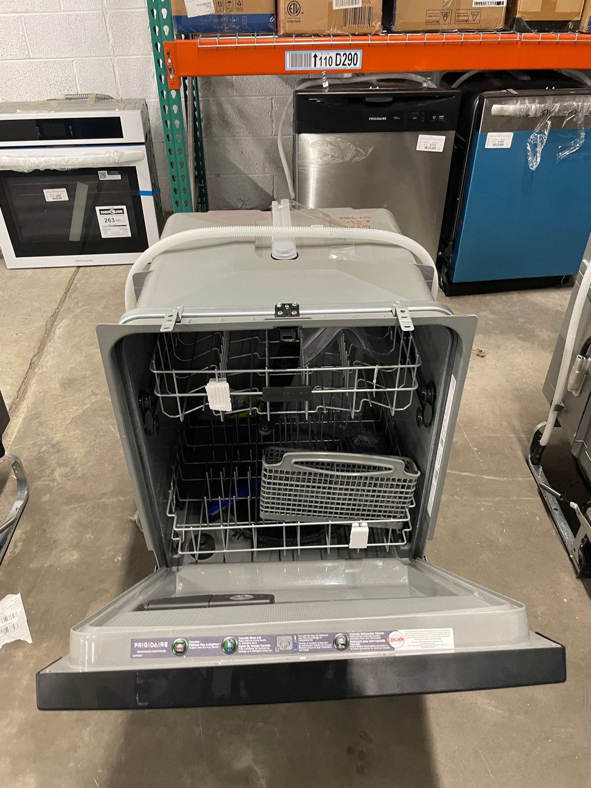 24 in. Front Control Built-In Tall Tub 55 Dba Dishwasher in Stainless Steel with 3-Cycles