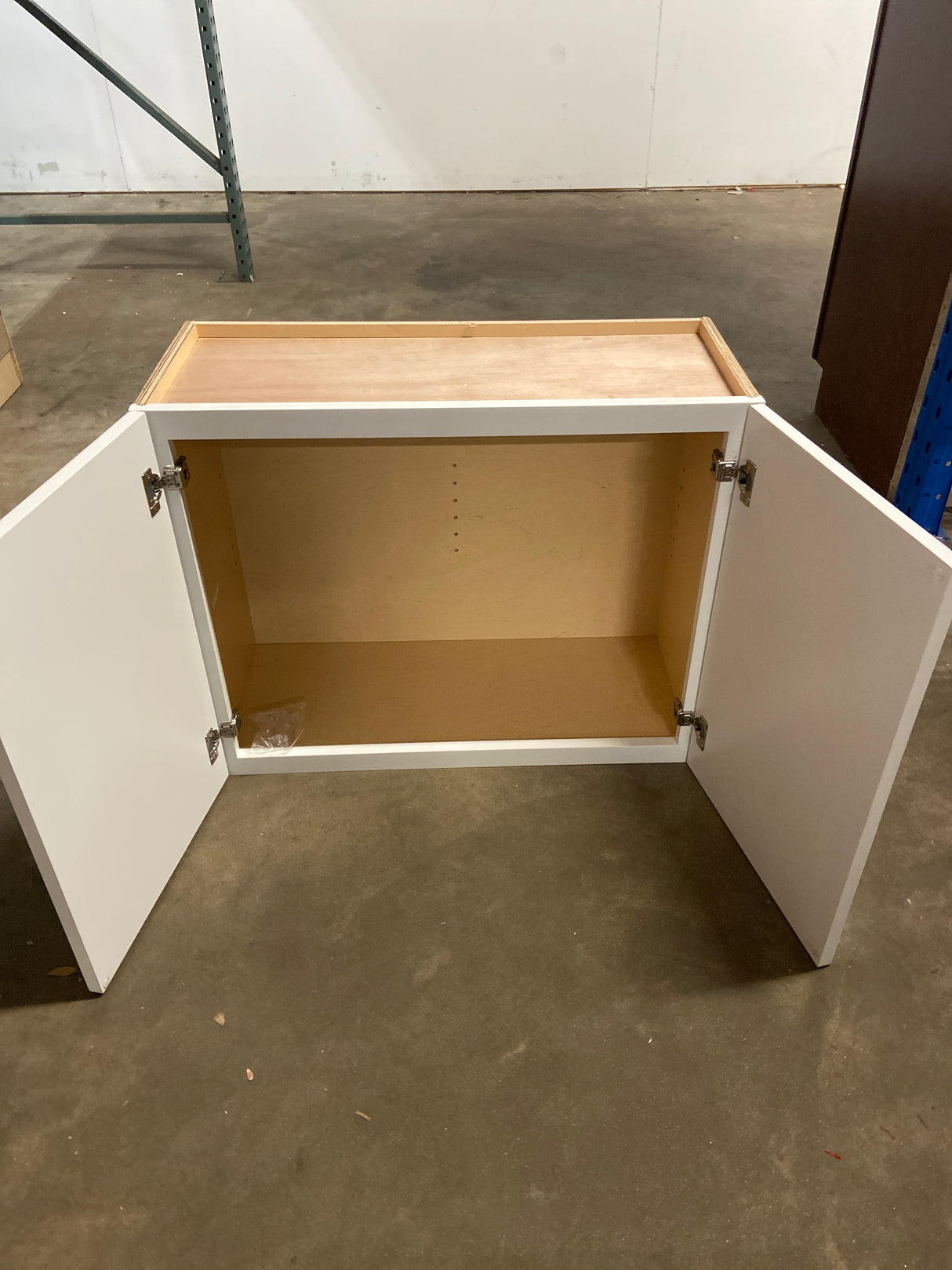 Newport 30 in. W x 12 in. D x 24 in. H Assembled Plywood Wall Bridge Kitchen Cabinet in Pacific White with Soft Close