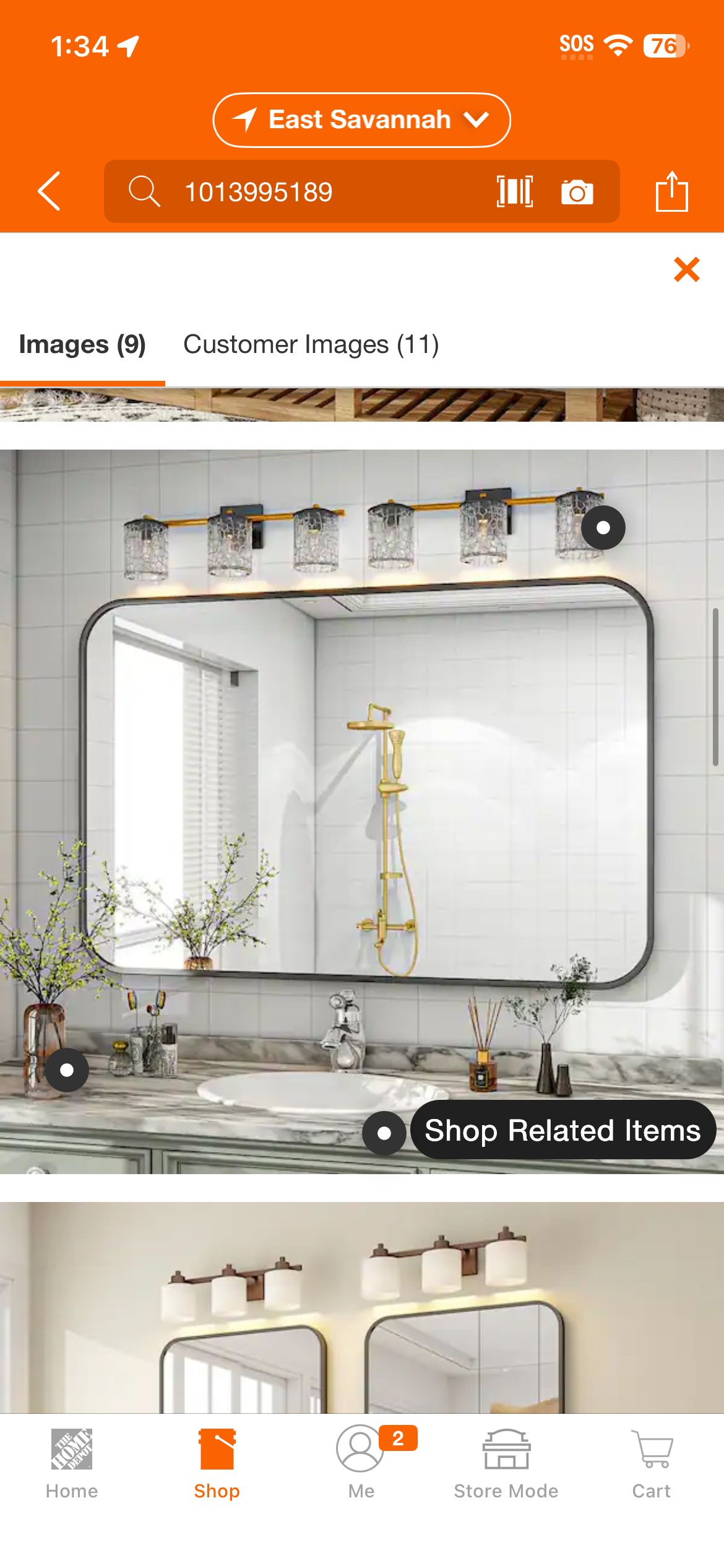 Black 36 in. W x 48 in. H Oversized Rectangular Modern Aluminum Alloy Framed Rounded Wall Mirror