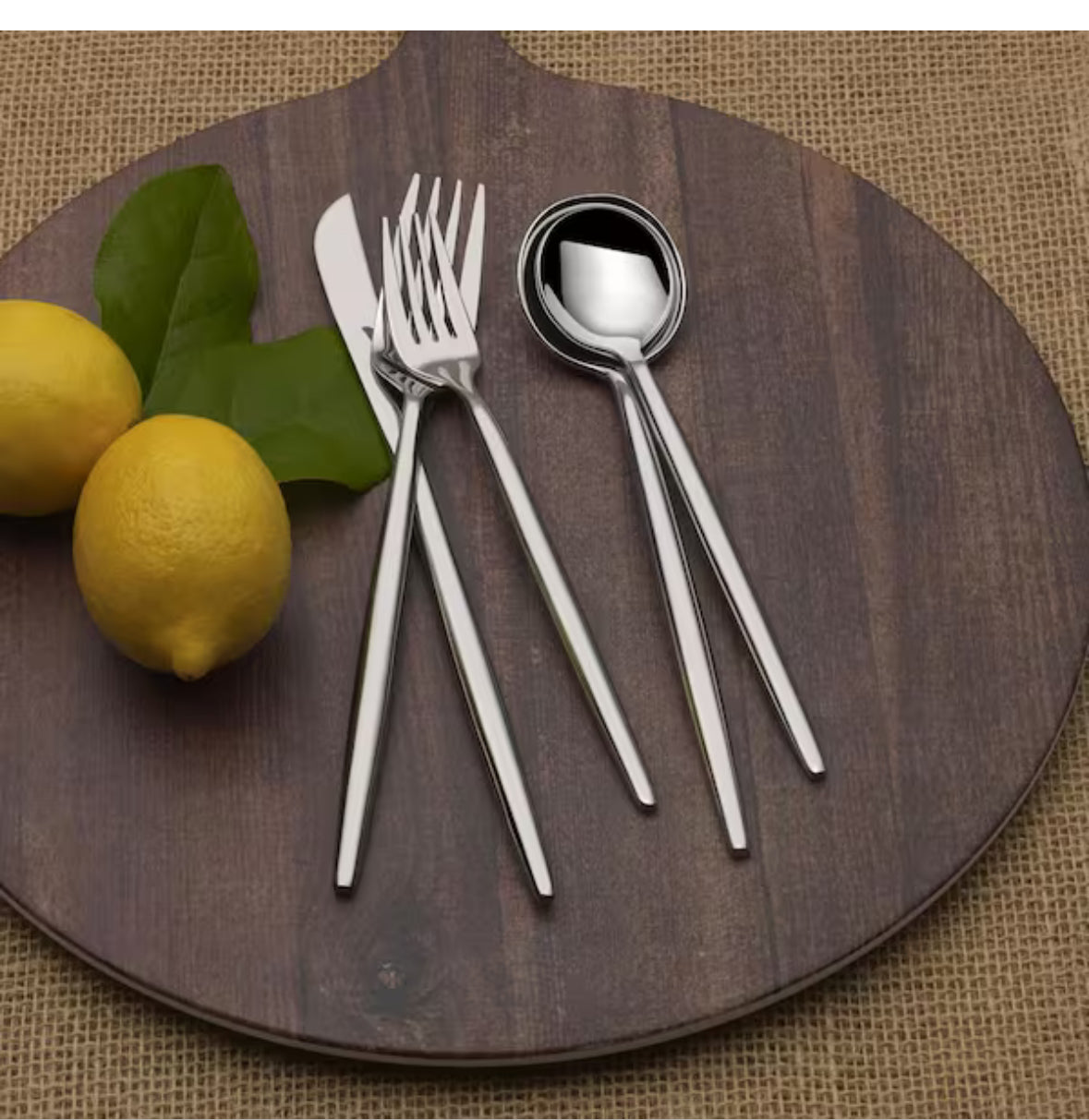 Shea 20-Piece Flatware Set, Service for 4, Stainless Steel