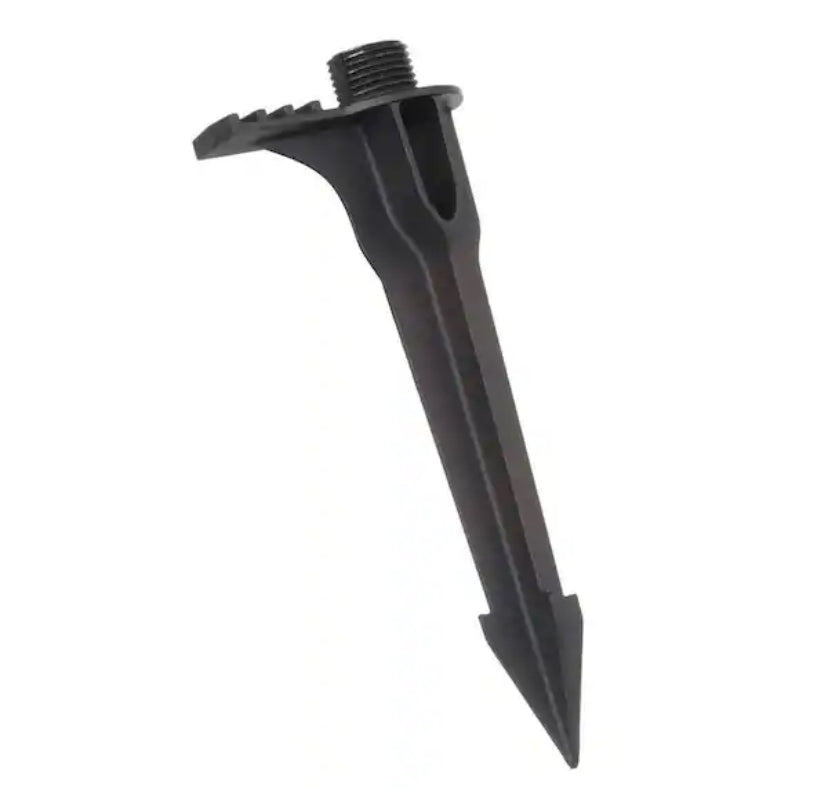 50-Watt Equivalent Low Voltage Black Integrated LED Outdoor Spotlight with CCT Change