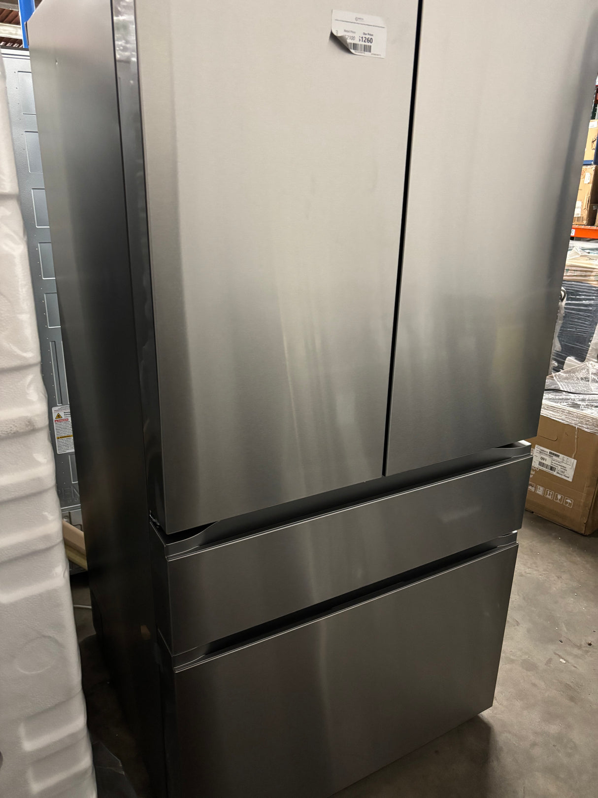 LG 30 cu. ft. Smart Standard-Depth MAX 4-Door French Door Refrigerator with Full-Convert Drawer