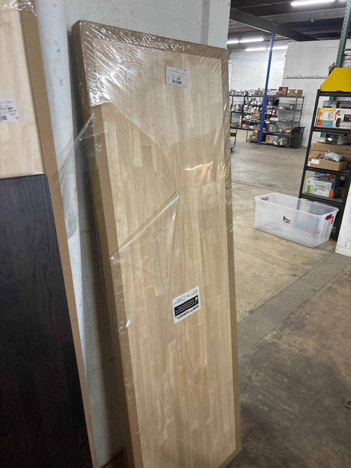 6 ft. L x 25 in. D Unfinished Hevea Solid Wood Butcher Block Countertop With Square Edge