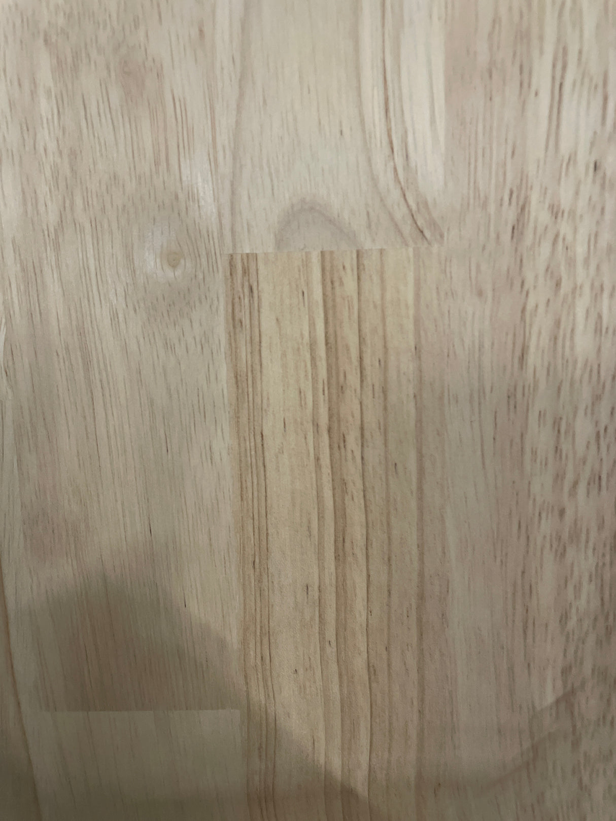 8 ft. L x 25 in. D Unfinished Hevea Solid Wood Butcher Block Countertop With Eased Edge
