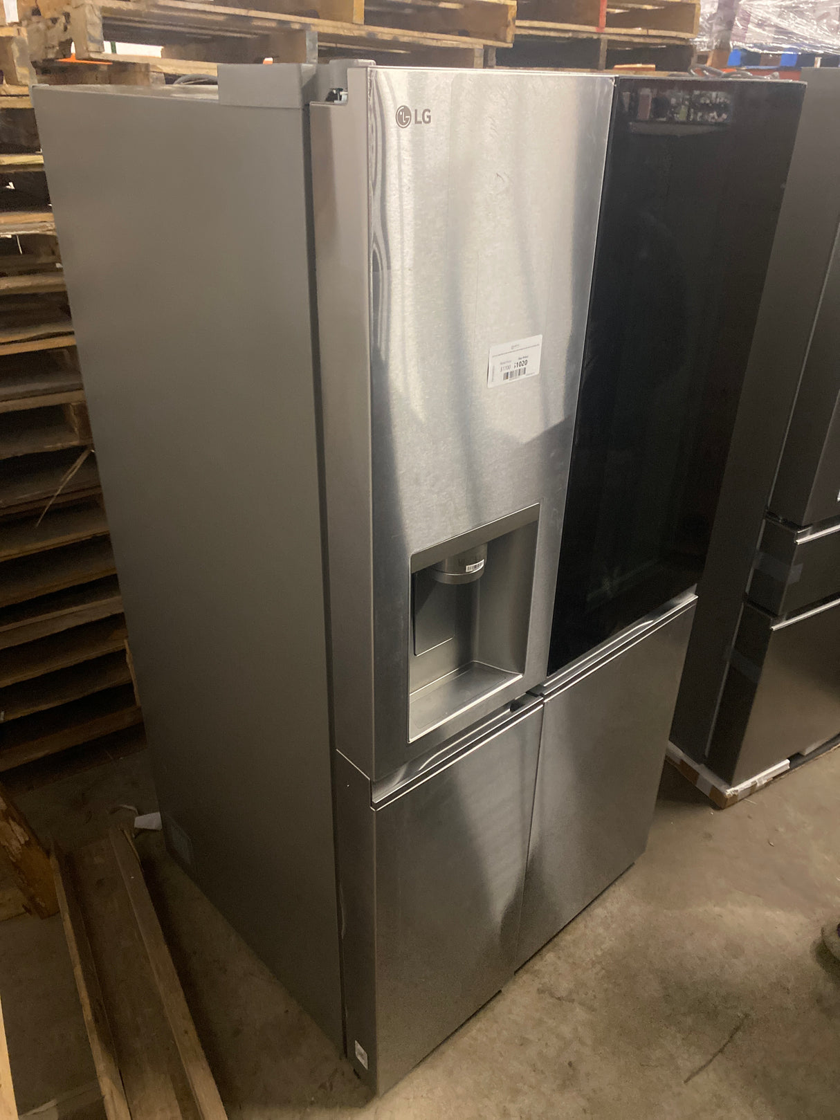 LG 27 cu.ft. Smart Side-By-Side InstaView Door-in-Door Refrigerator with Craft Ice in Stainless Steel