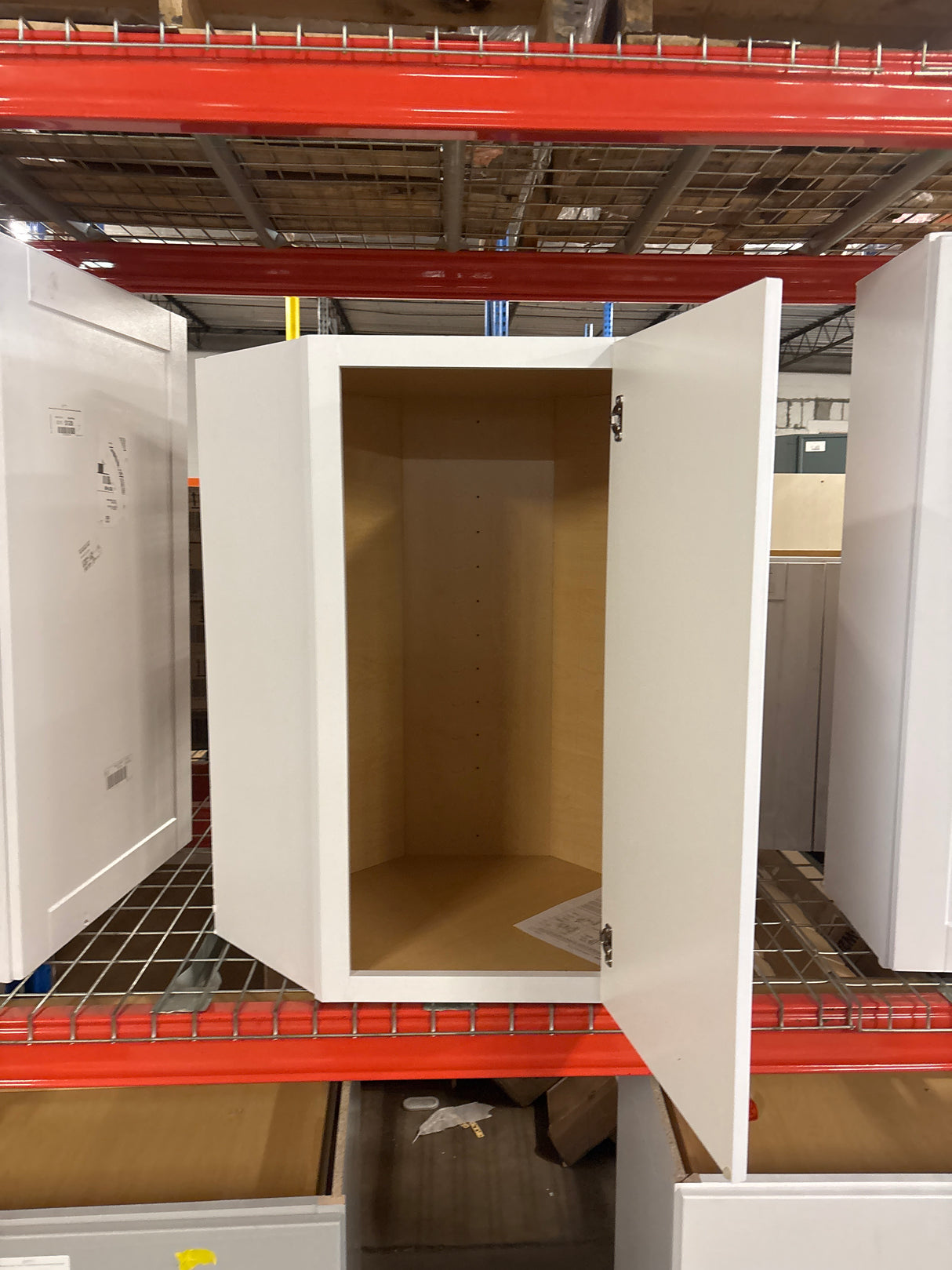 Shaker 24 in. W x 12 in. D x 36 in. H Assembled Diagonal Corner Wall Cabinet in Satin White