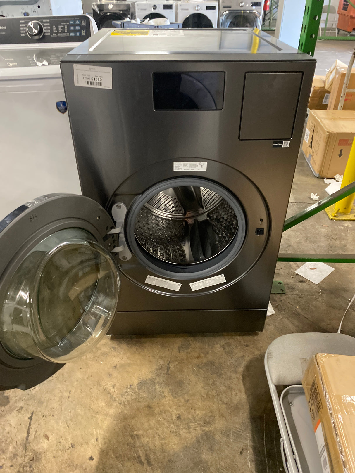 Samsung Bespoke AI All-in-One Washer Dryer Combo 5.3 cu. ft. Ultra Capacity Washer and VENTLESS Heat Pump Dryer