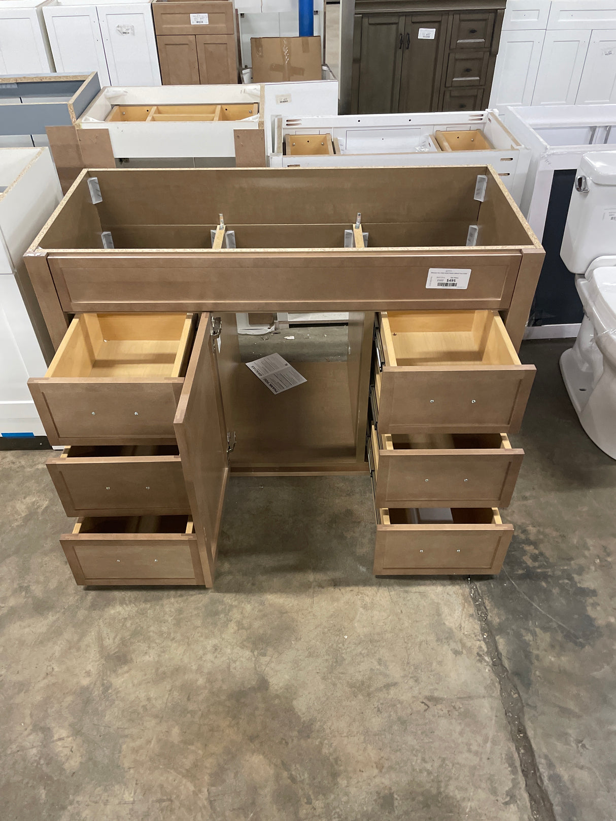 Winsome 48 in. Bath Vanity Cabinet without Top in Sand