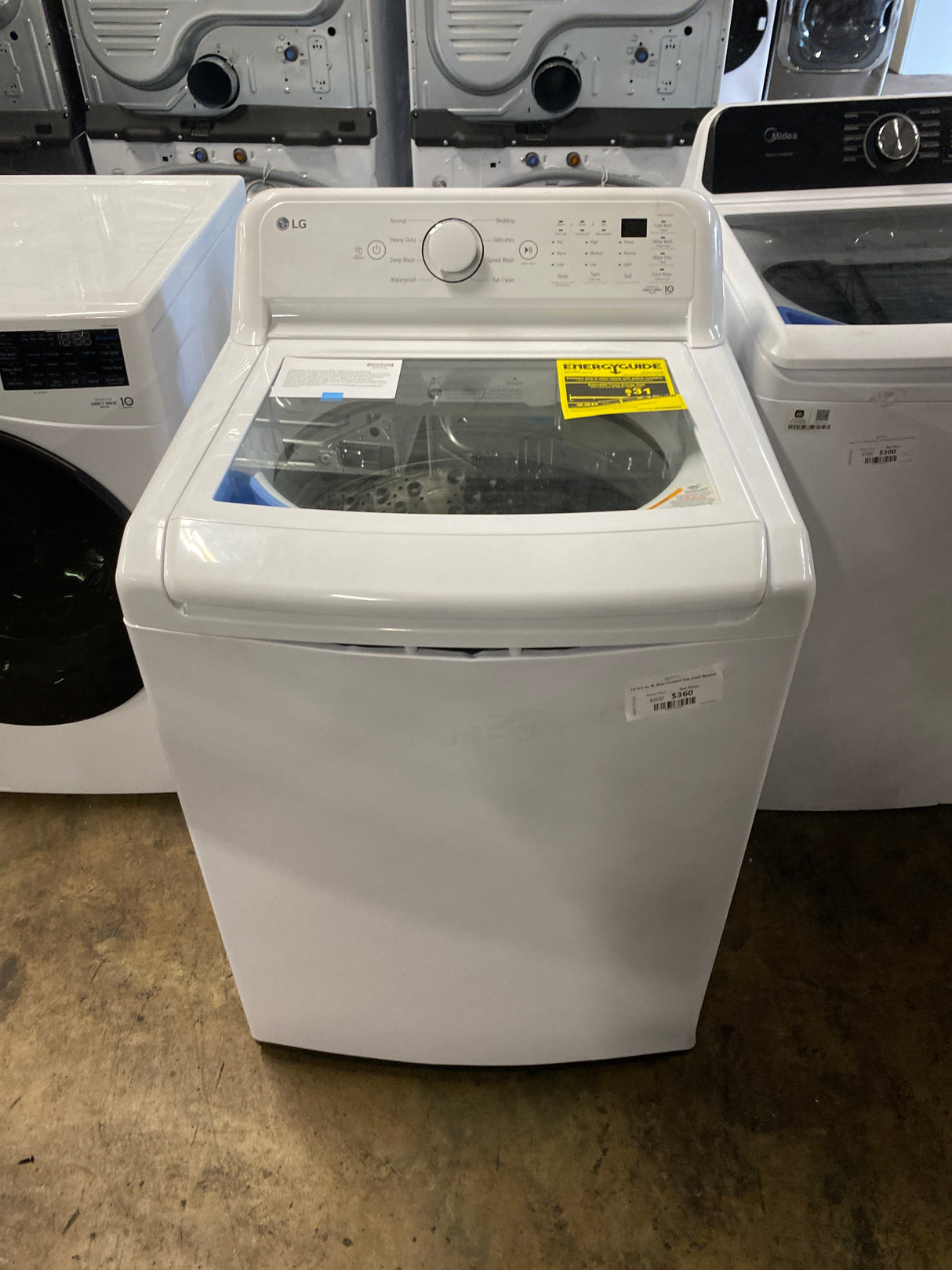 LG 4.5 cu. ft. Rear Control Top Load Washer