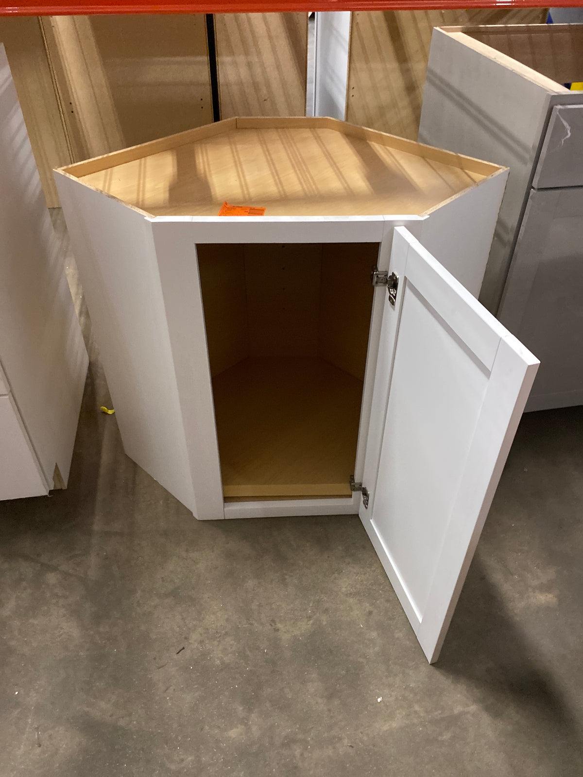 Westfield Feather White Shaker Stock Corner Wall Kitchen Cabinet (24 in. W x 12 in. D x 30 in. H)
