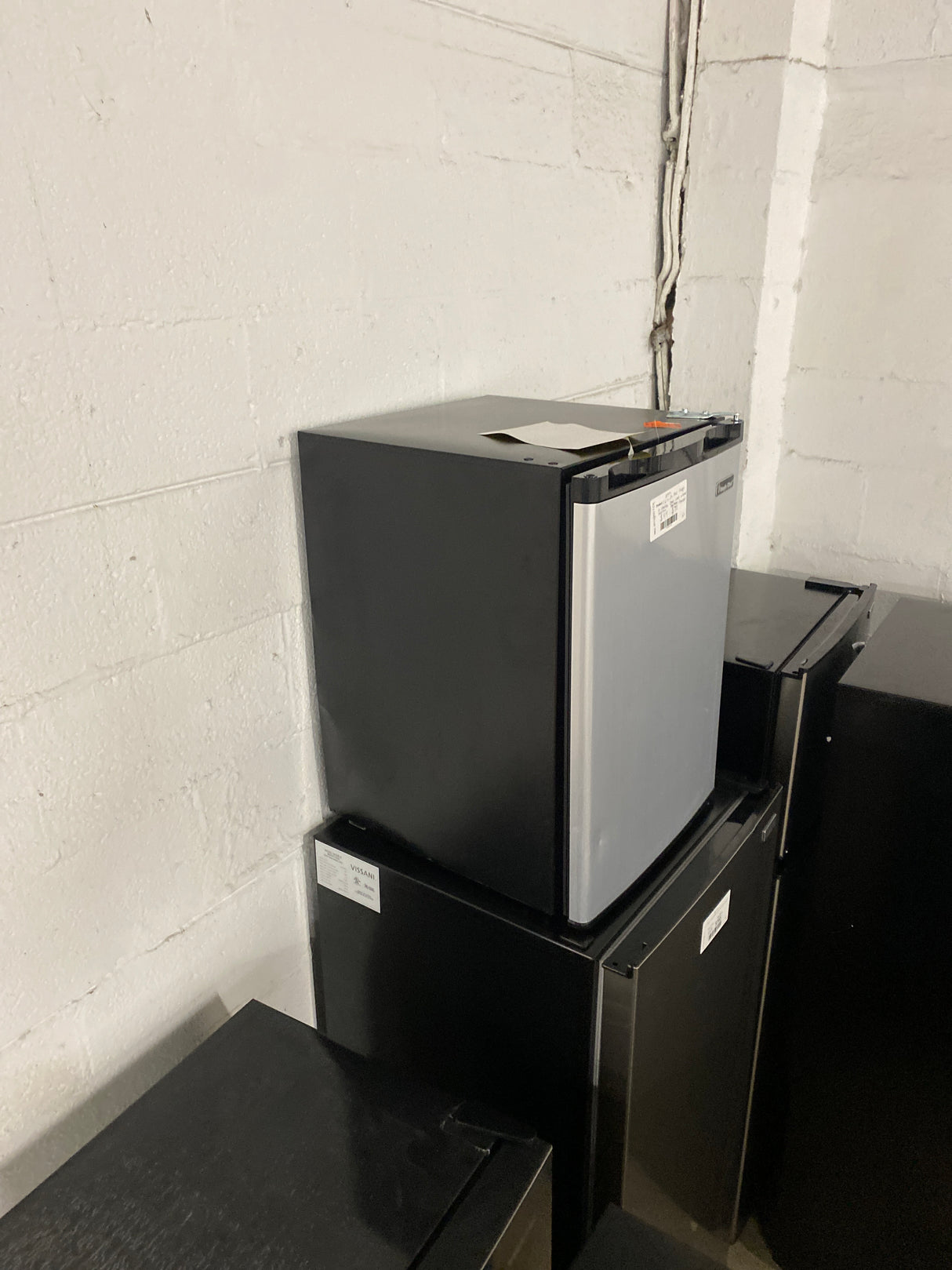 2.6 cu. ft. Mini Fridge in Stainless Steel Look without Freezer