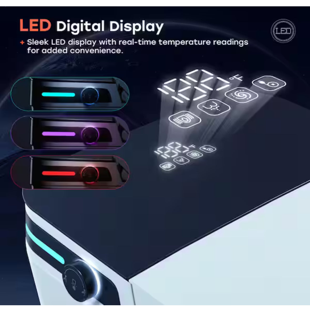 10 in. Rough-In Elongated 1/1.27 GPF Smart Bidet Toilet in White with Auto Flush, Heated Seat, Child Wash, Deodorizer