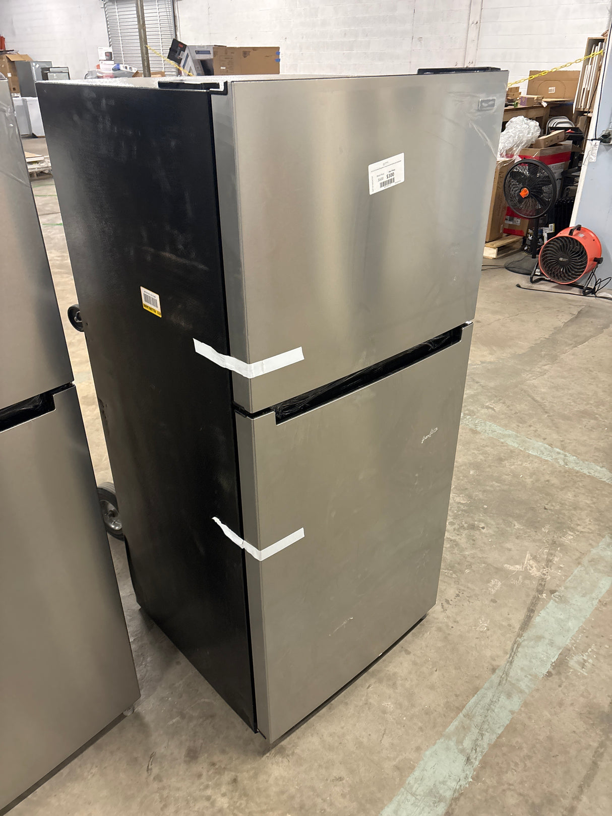18.1 cu. ft. Top Freezer Refrigerator in Fingerprint Resistant Stainless Look, Garage Ready