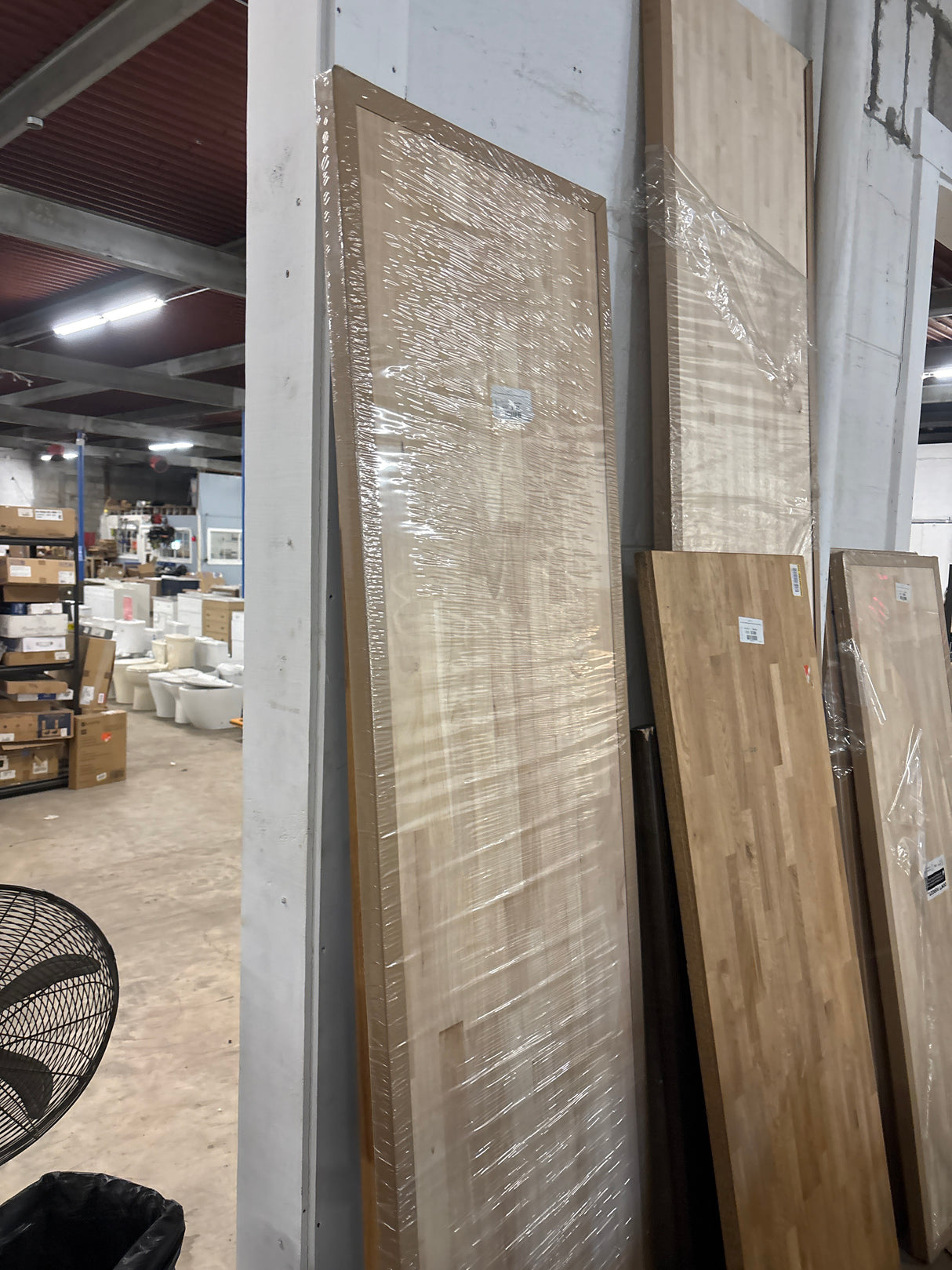 8 ft. L x 25 in. D Unfinished Hevea Solid Wood Butcher Block Countertop With Square Edge