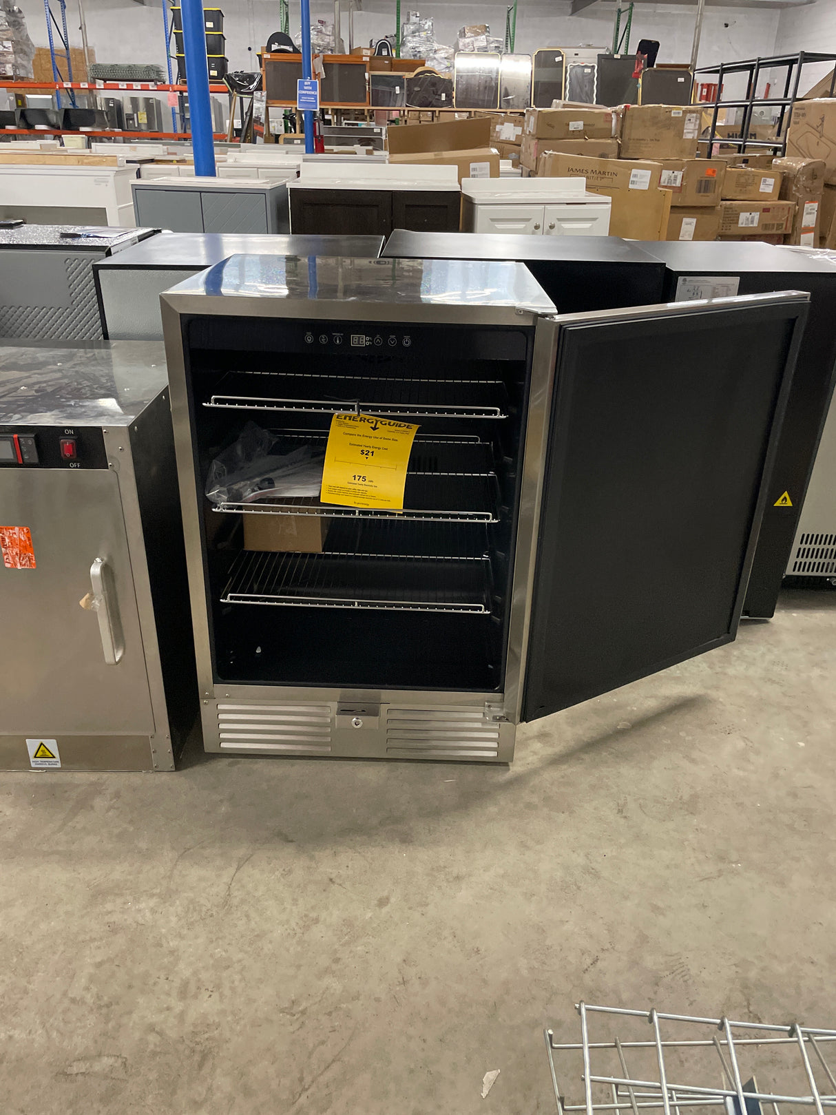 4.9 cu. ft. Built-In Outdoor Refrigerator Built-in Drink Fridge 210-Cans in Stainless Steel