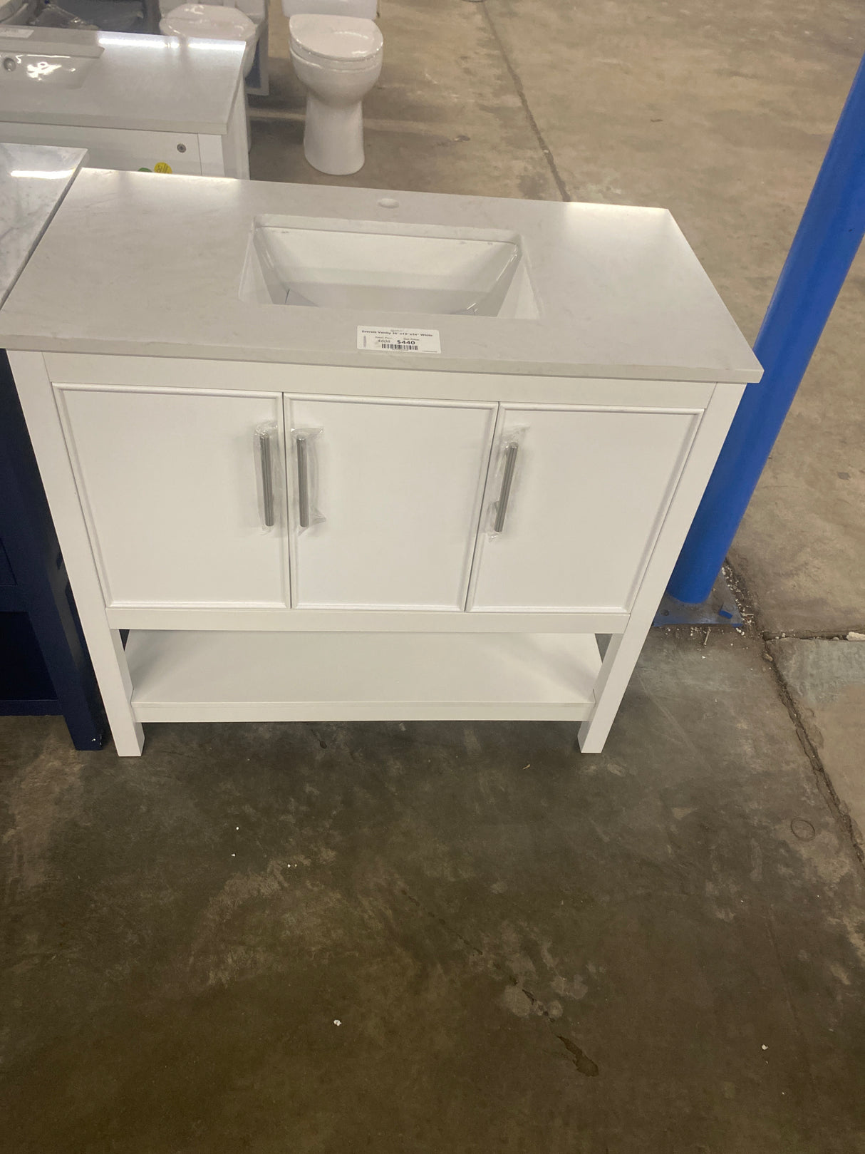 Everett Vanity 36''x19''x34" White
