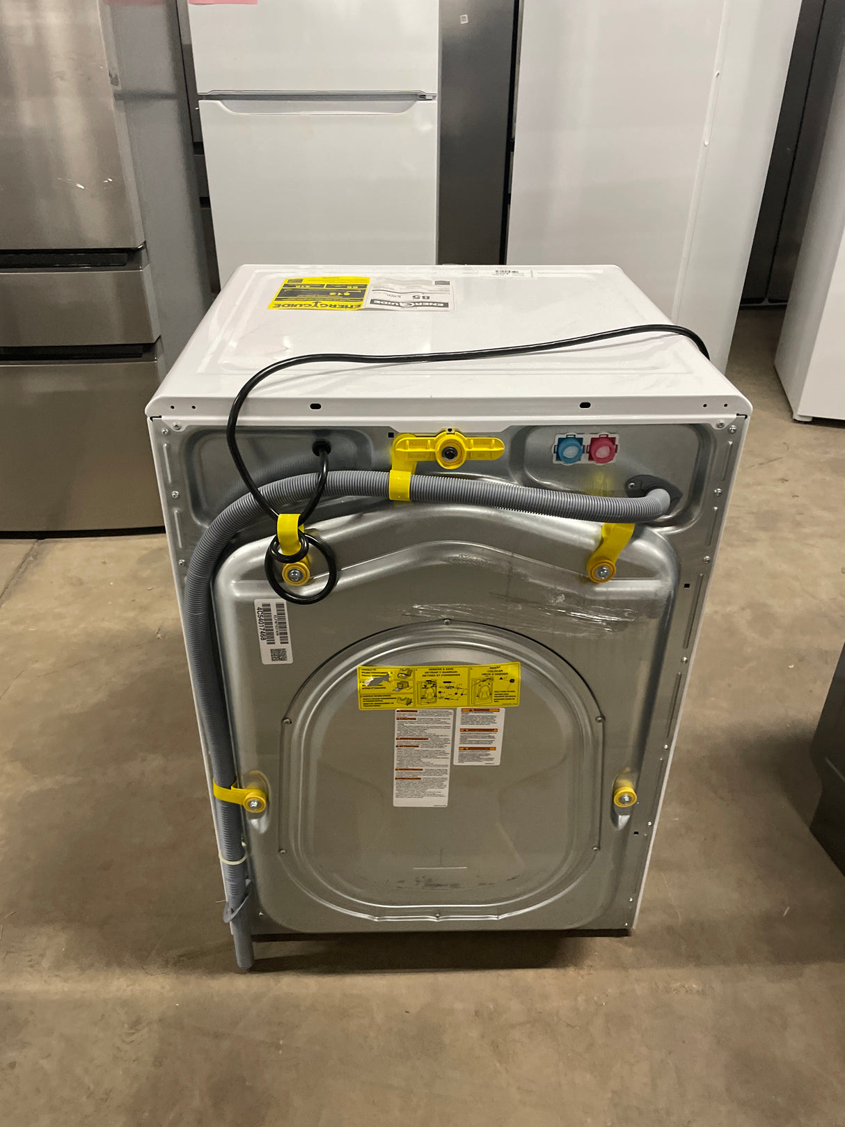 27 in. W 4.5 cu. ft. Front Load Washer with SmartBoost, LuxCare Plus Wash System, Perfect Steam, ENERGY STAR in White