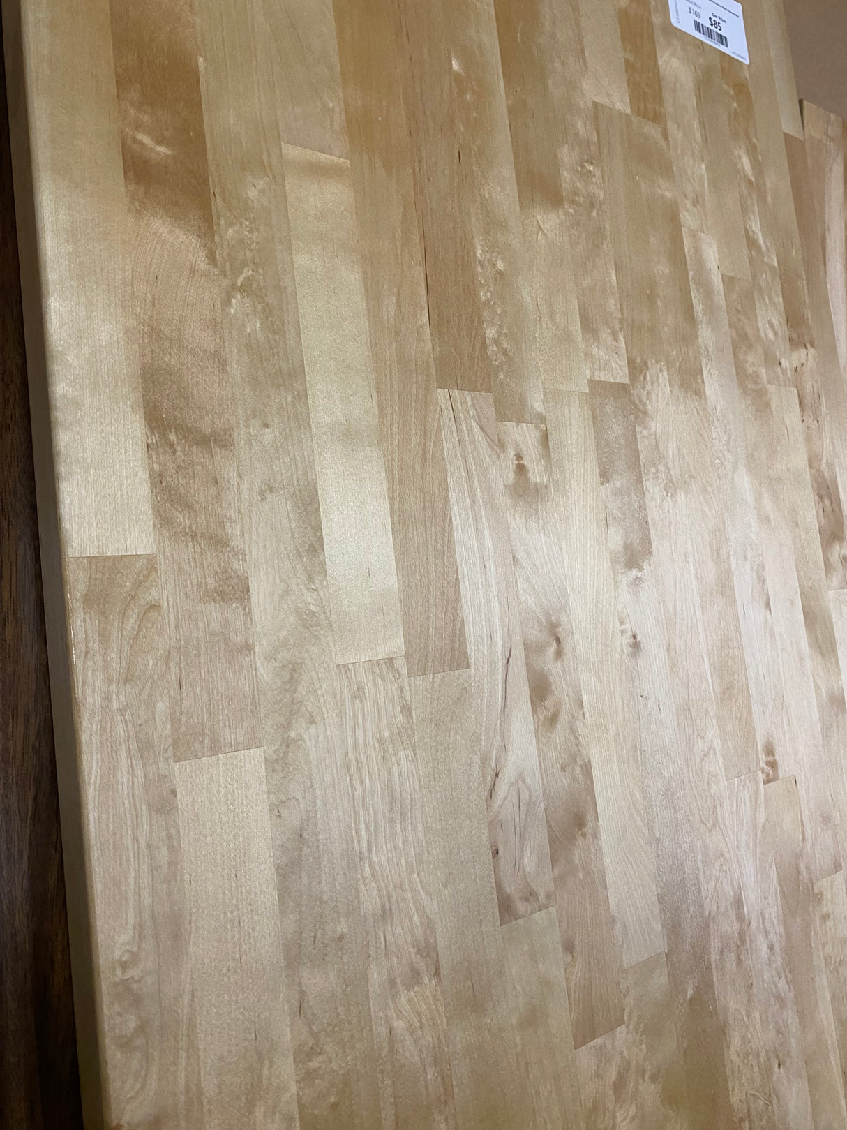 8 ft. L x 25 in. D Finished Engineered Birch Butcher Block Countertop