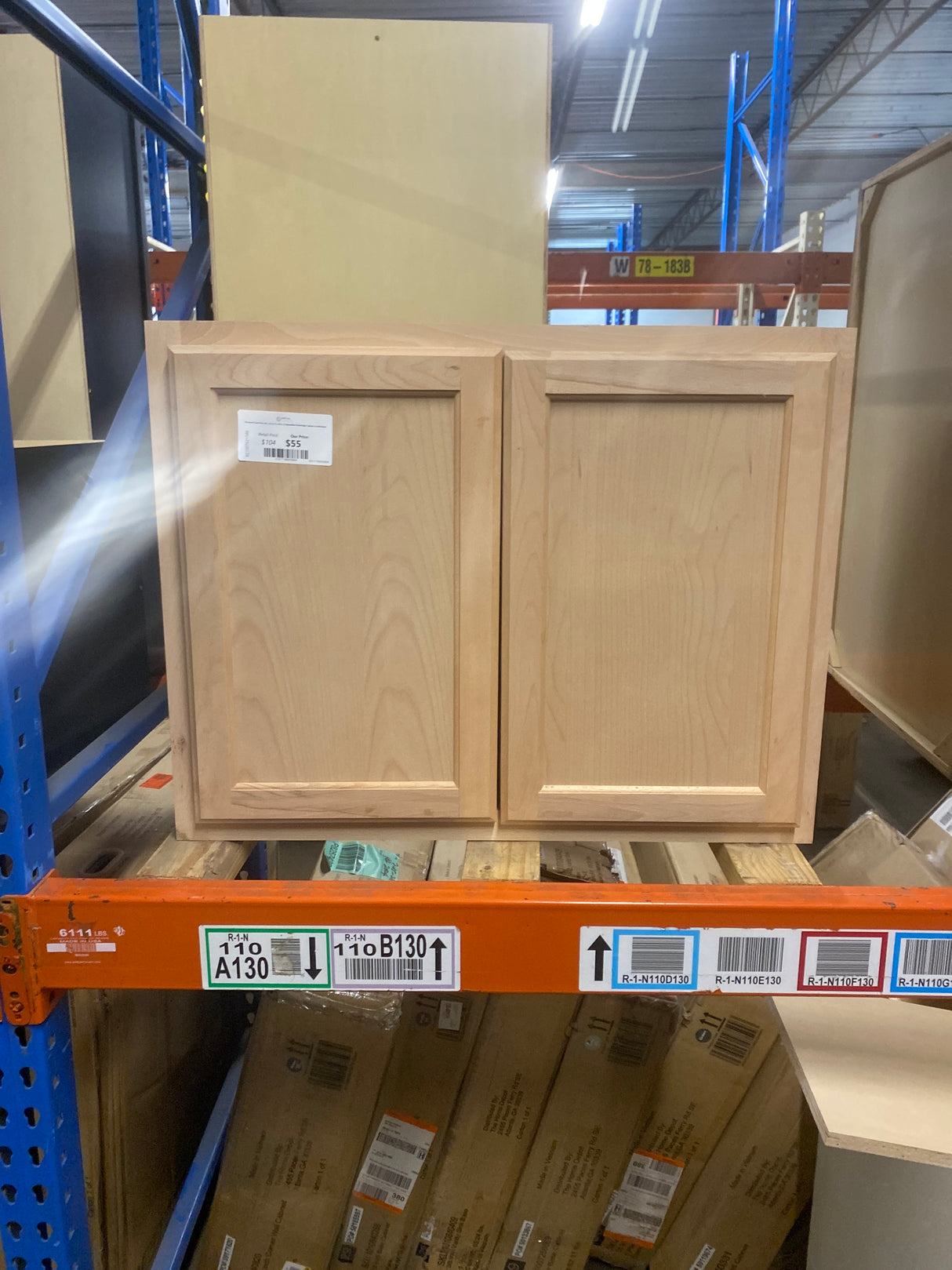 Recessed Panel 30 in. W x 12 in. D x 24 in. H Assembled Wall Bridge Cabinet in Unfinished
