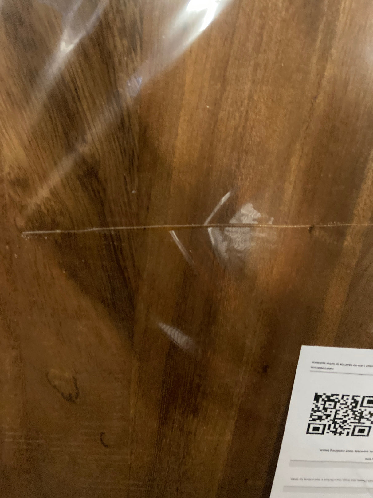 6ft L x39in D Finished saman solid wood butcher block island countertop with live edge