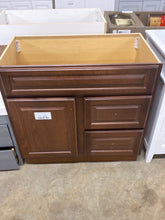 Load image into Gallery viewer, Hampton 36 in. W x 21 in. D x 33.5 in. H Bath Vanity Cabinet without Top in Cognac
