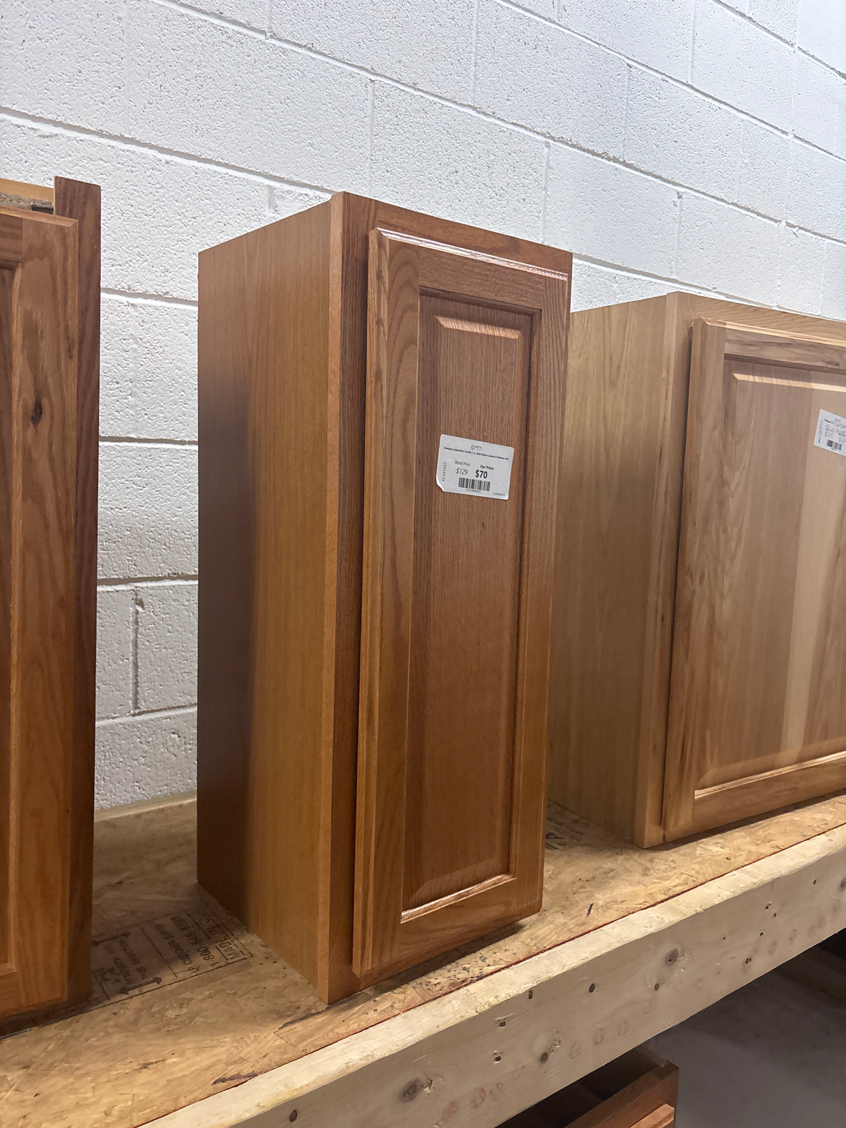 Hampton Assembled 12x30x12 in. Wall Kitchen Cabinet in Medium Oak