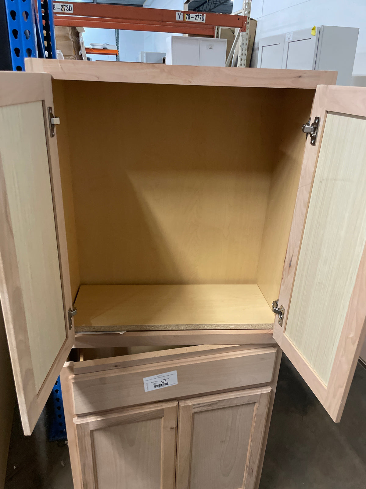 Recessed Panel 27 in. W x 12 in. D x 30 in. H Assembled Wall Cabinet in Unfinished