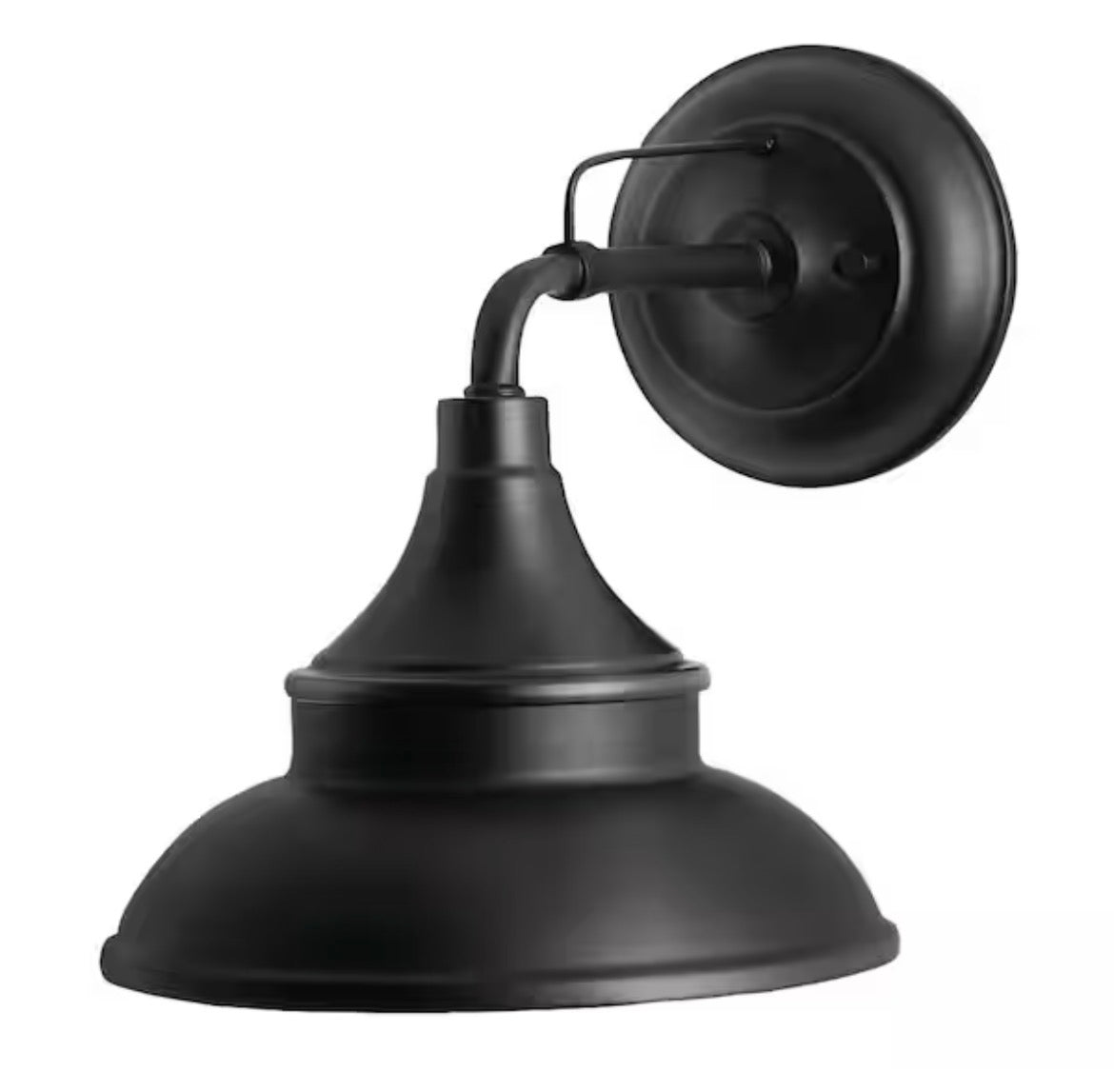 11 in. Black Barn Outdoor Wall Light Sconce