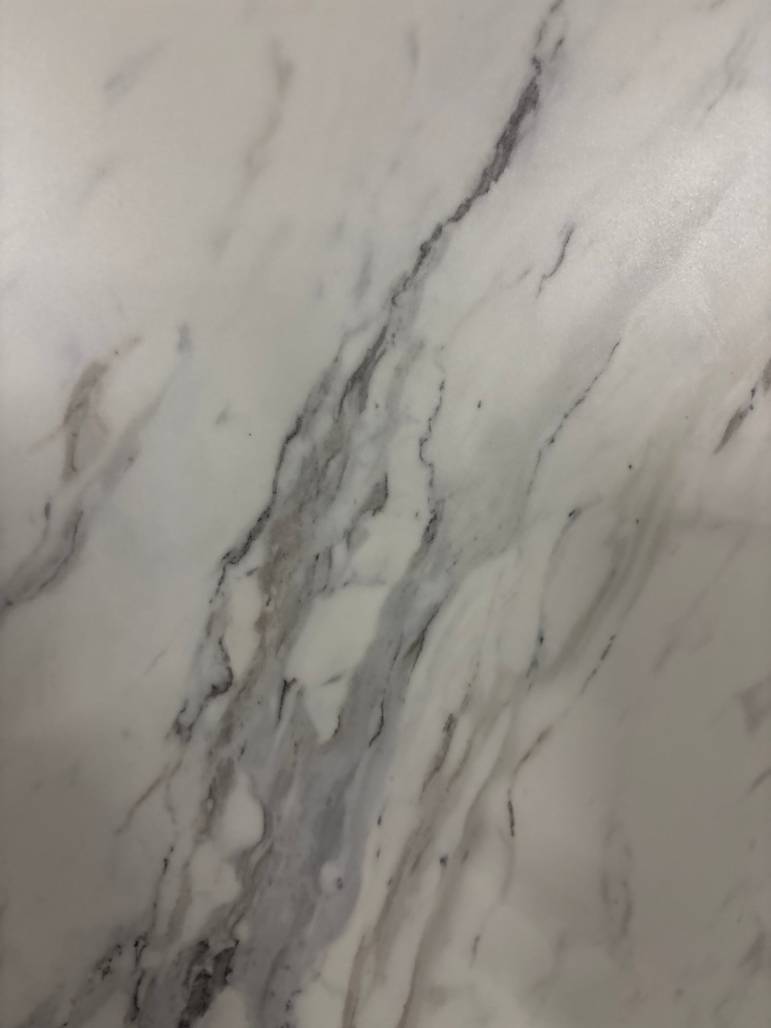 6 ft. L x 25 in. D Engineered Composite Countertop in Calcutta Blanc with Satin Finish