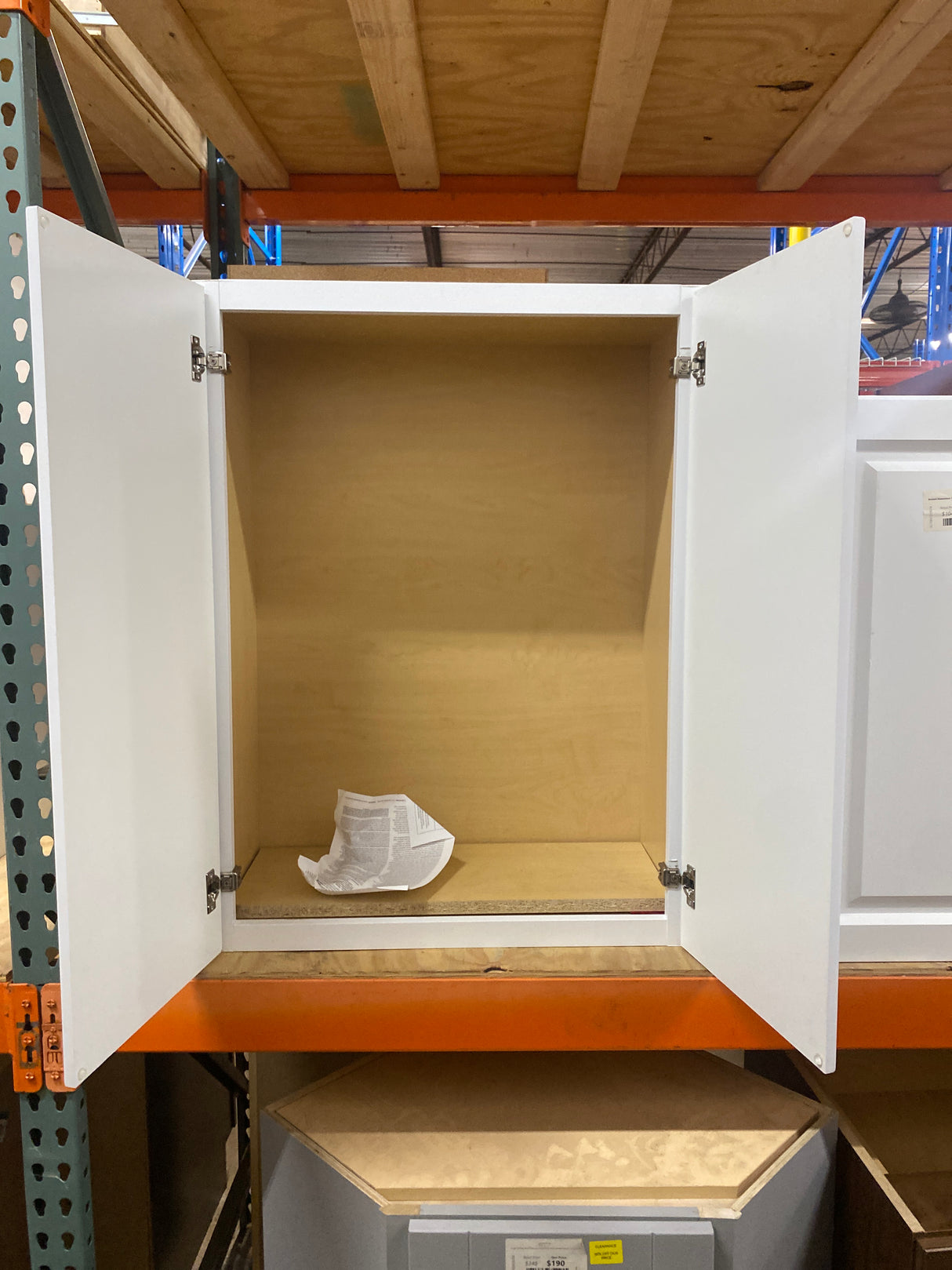 Hampton 27 in. W x 12 in. D x 36 in. H Assembled Wall Kitchen Cabinet in Satin White