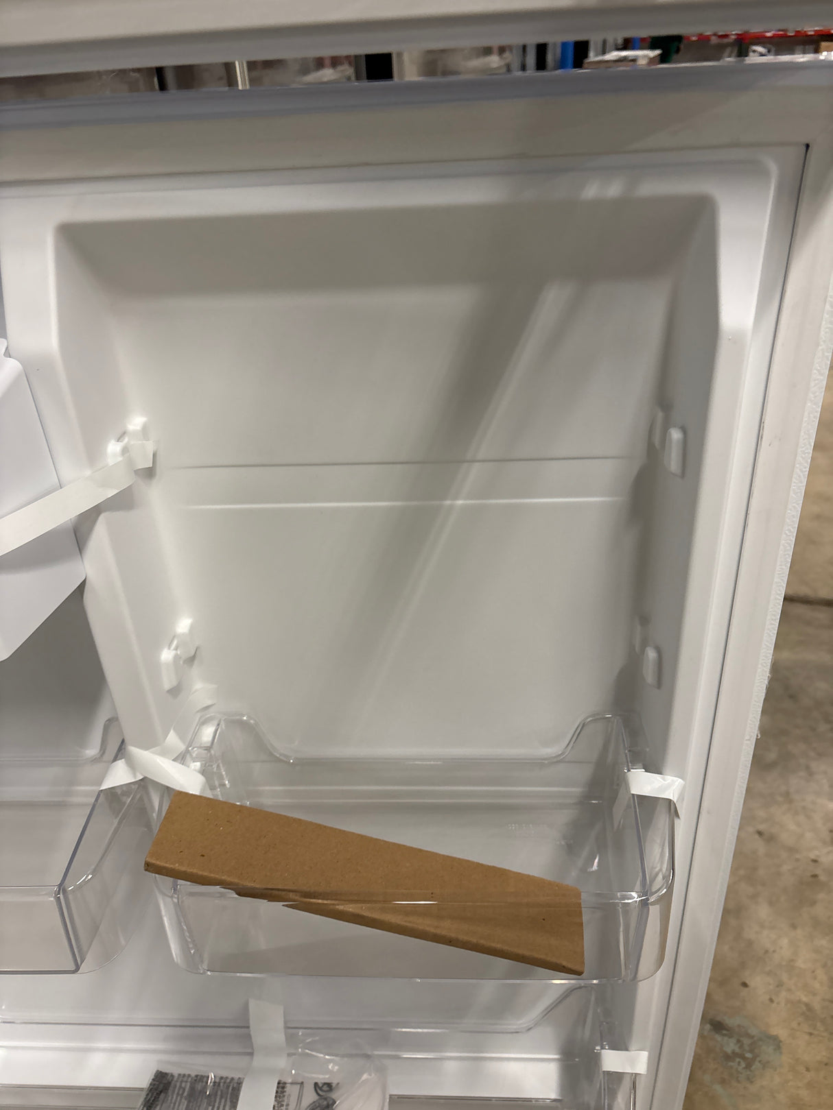 18.1 cu. ft. Top Freezer Refrigerator with Adjustable Glass Shelving in White, Garage Ready