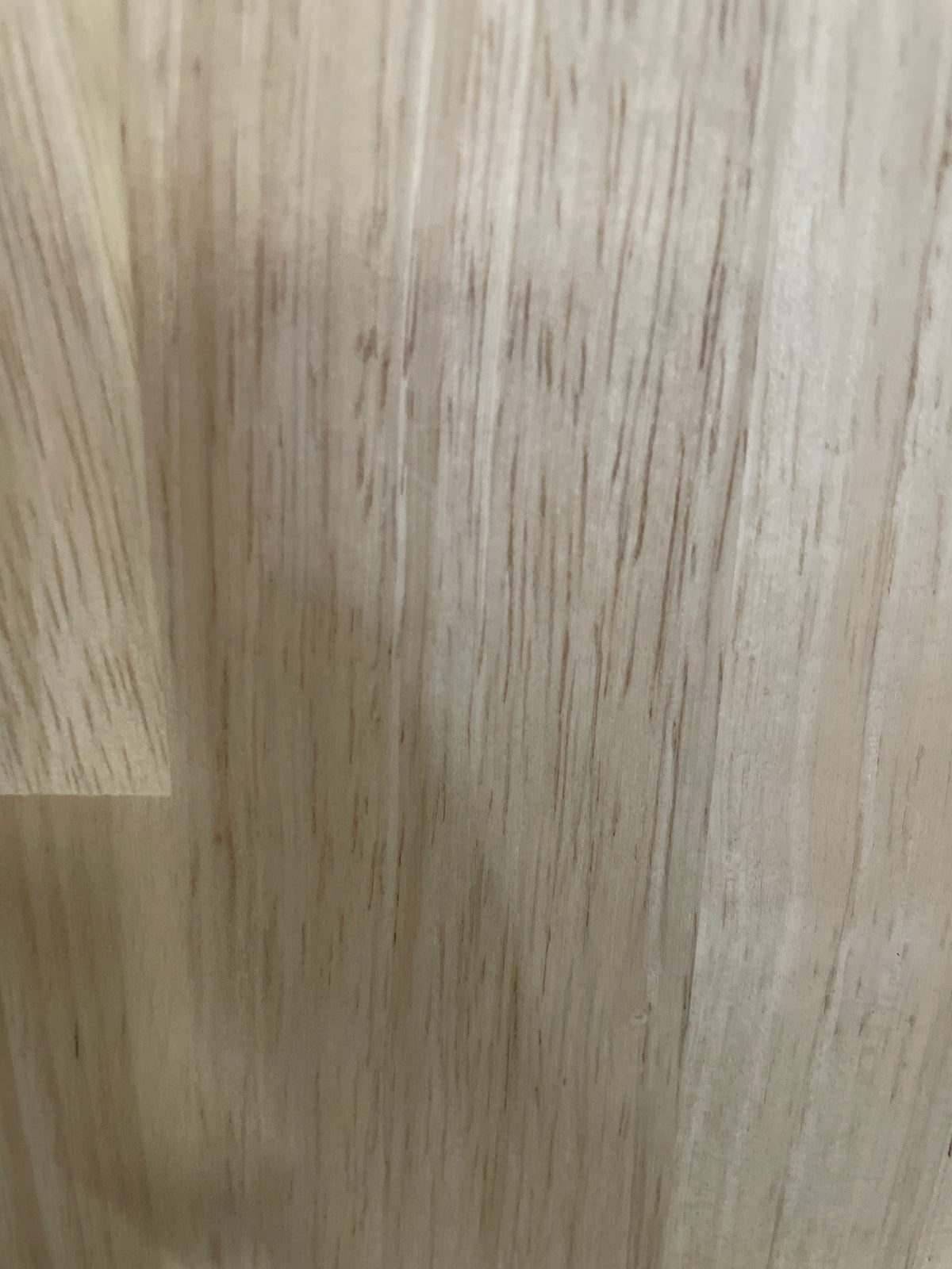 8 ft. L x 25 in. D Unfinished Hevea Solid Wood Butcher Block Countertop With Square Edge