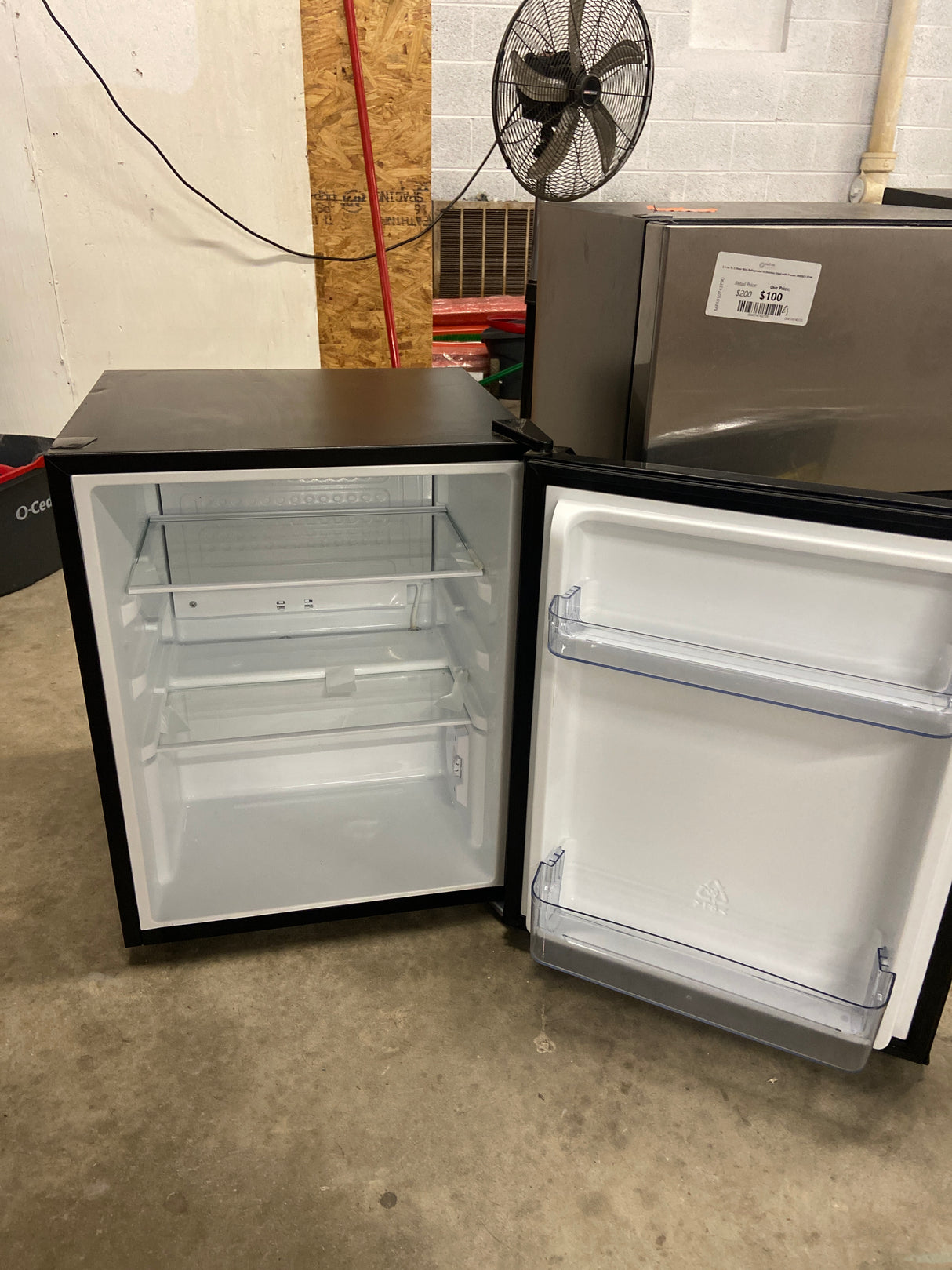 2.6 Cu. Ft. Mini Refrigerator in Black, ENERGY STAR