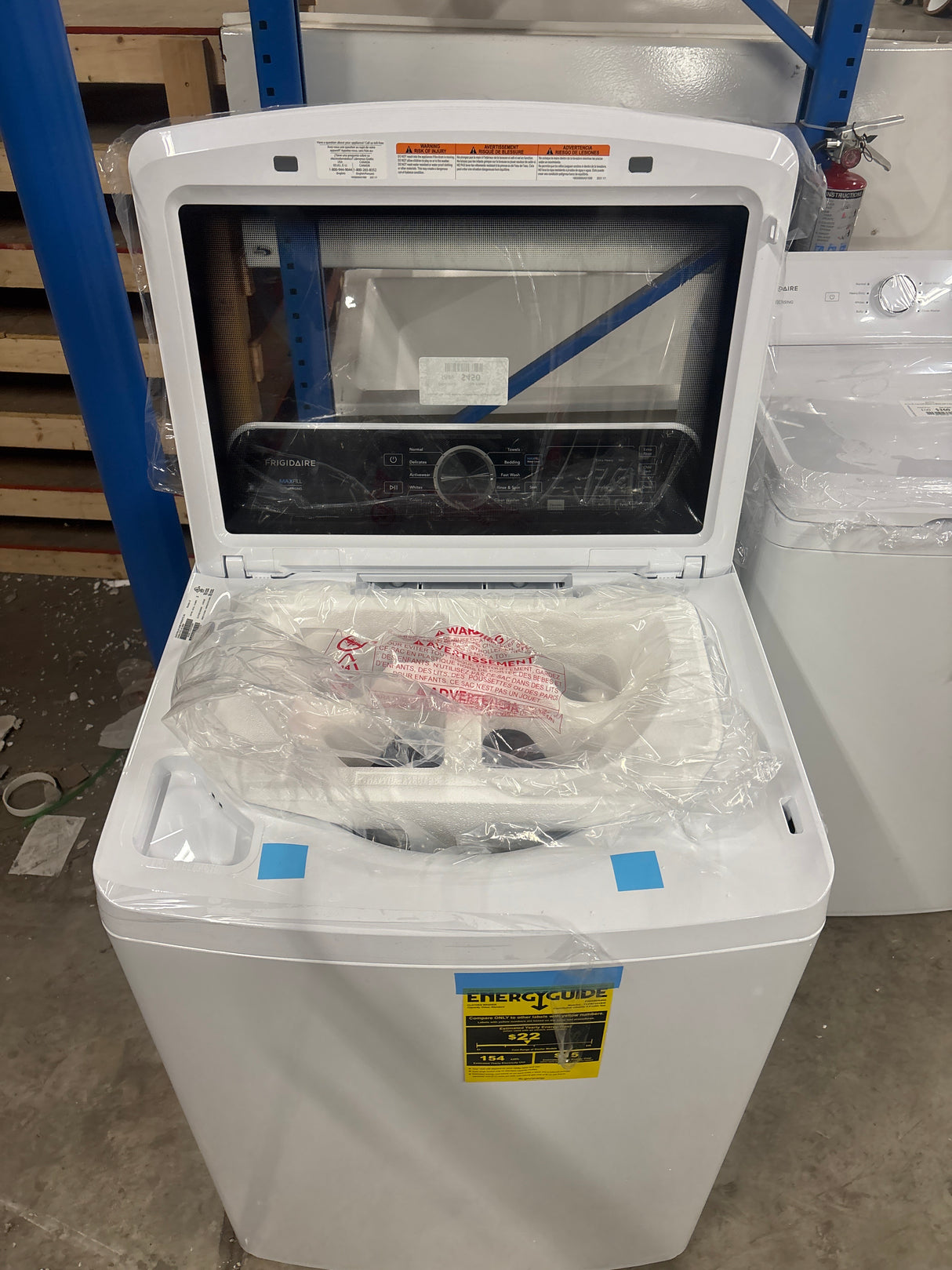 4.4 Cu. Ft. Top Load Washer in White with Max Fill Option
