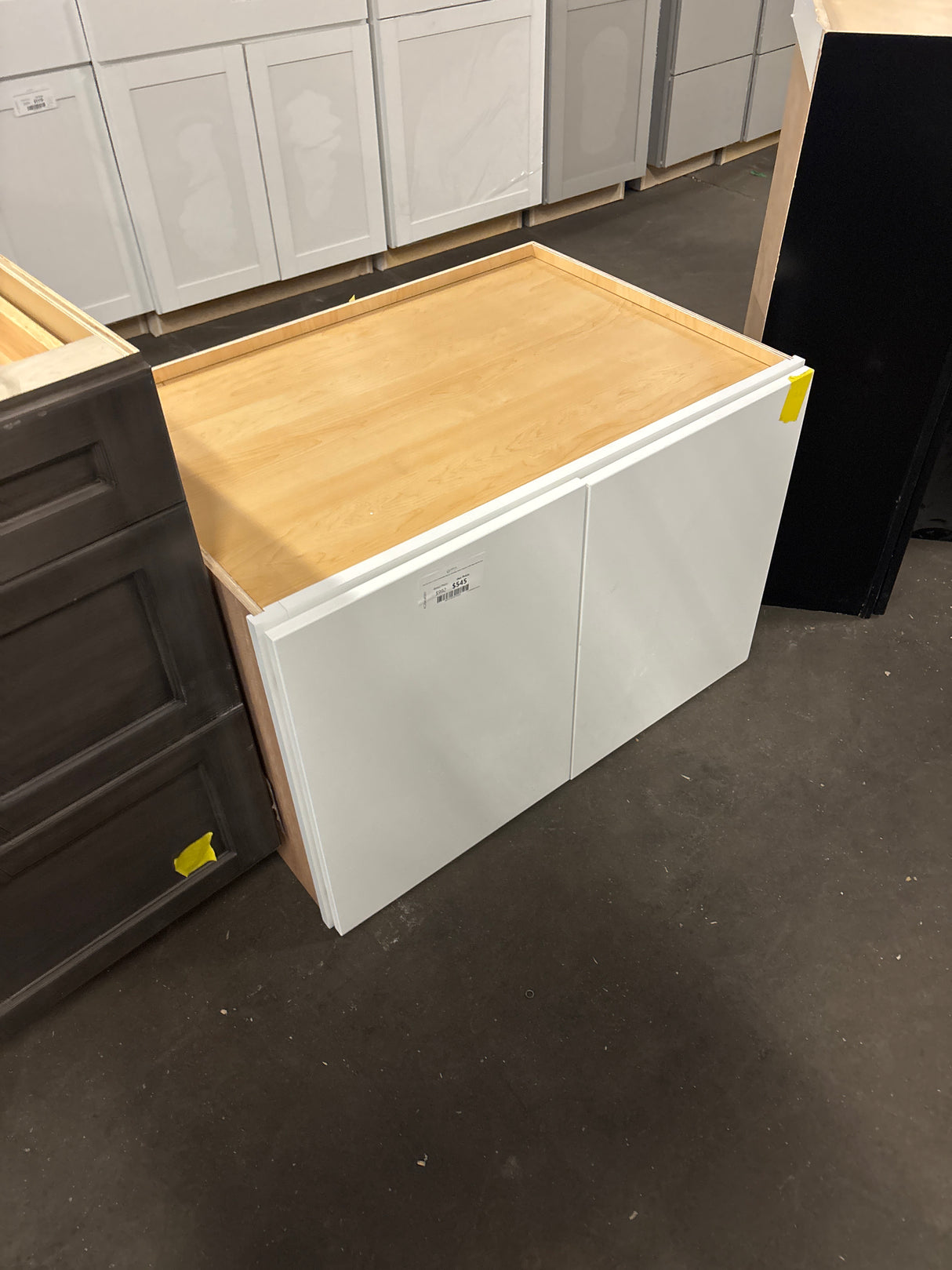 36 in. W x 24 in. D x 24 in. H Assembled Plywood Wall Bridge Kitchen Cabinet in Pacific White with Soft Close