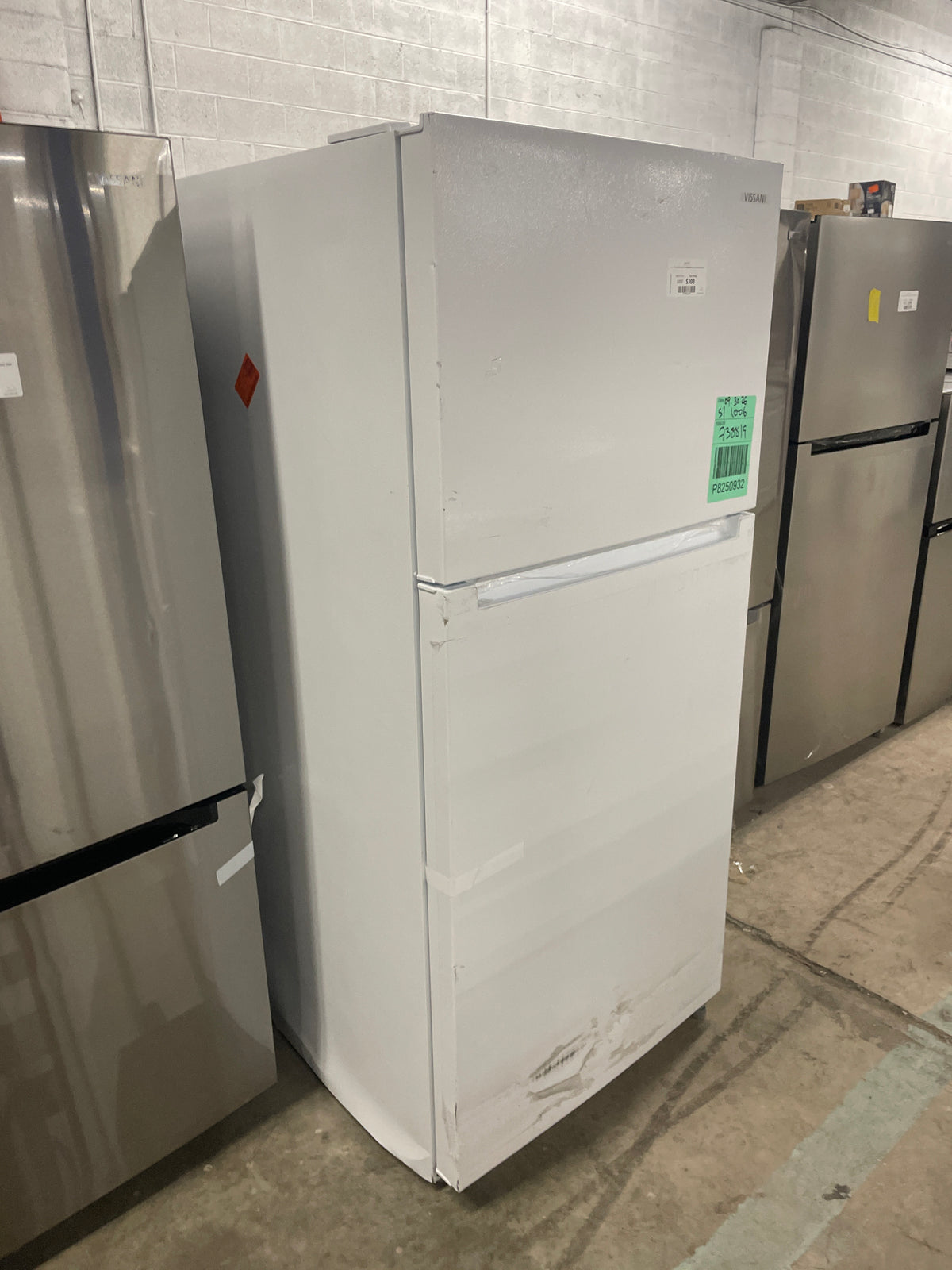 18.1 cu. ft. Top Freezer Refrigerator with Adjustable Glass Shelving in White, Garage Ready